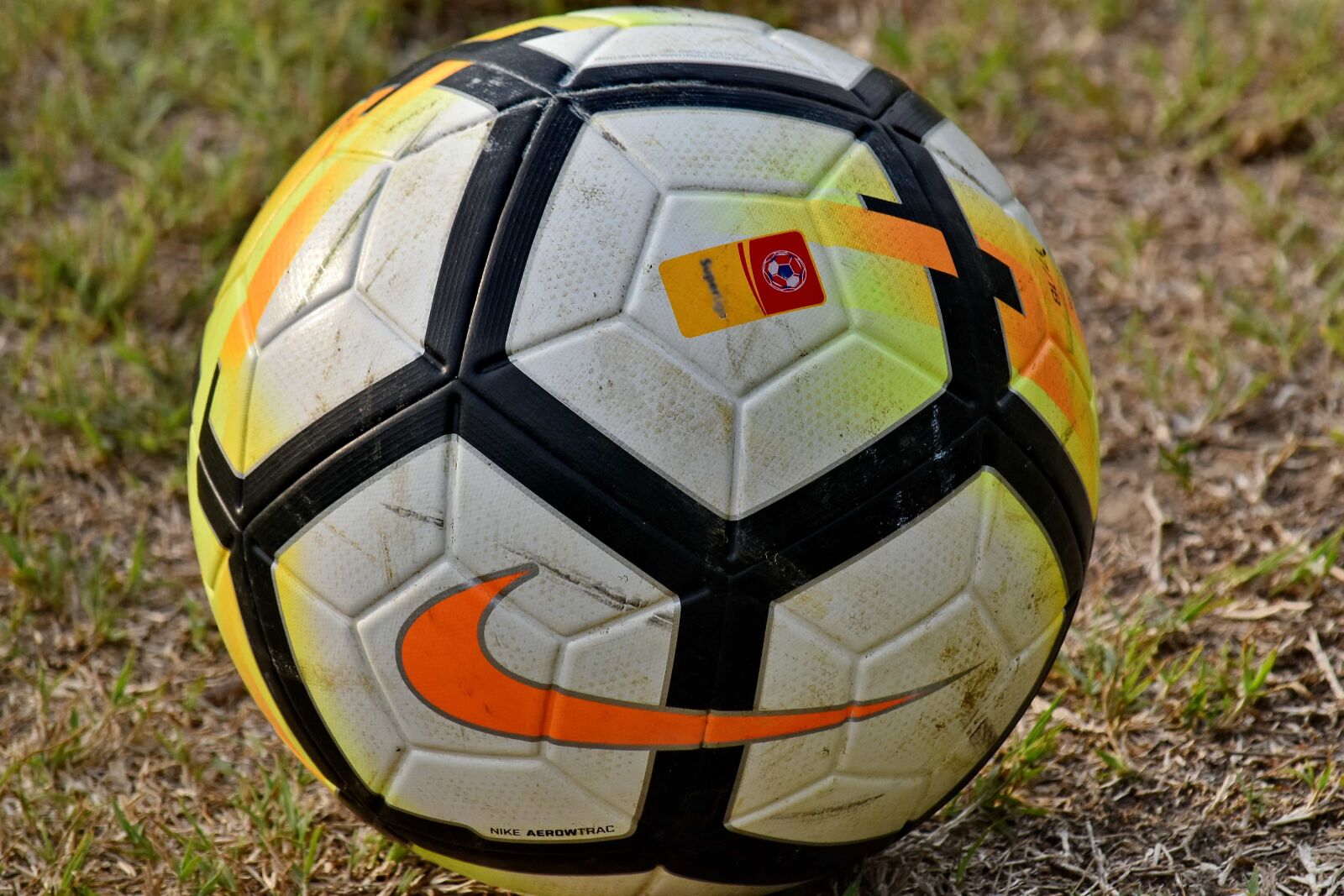 Nikon D5500 sample photo. Soccer ball, leather, sport photography