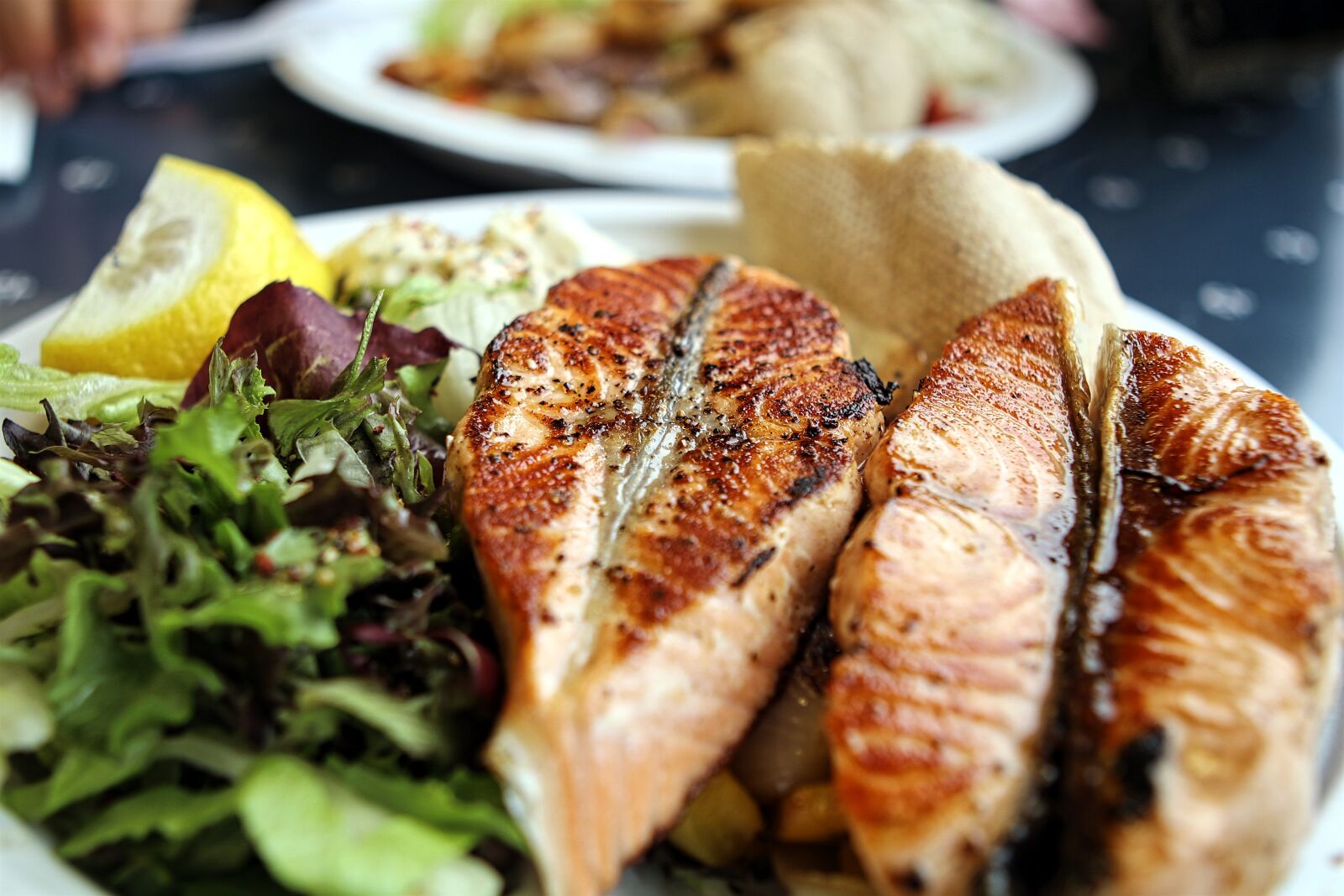 Canon EOS 80D sample photo. Salmon, fresh, fish photography