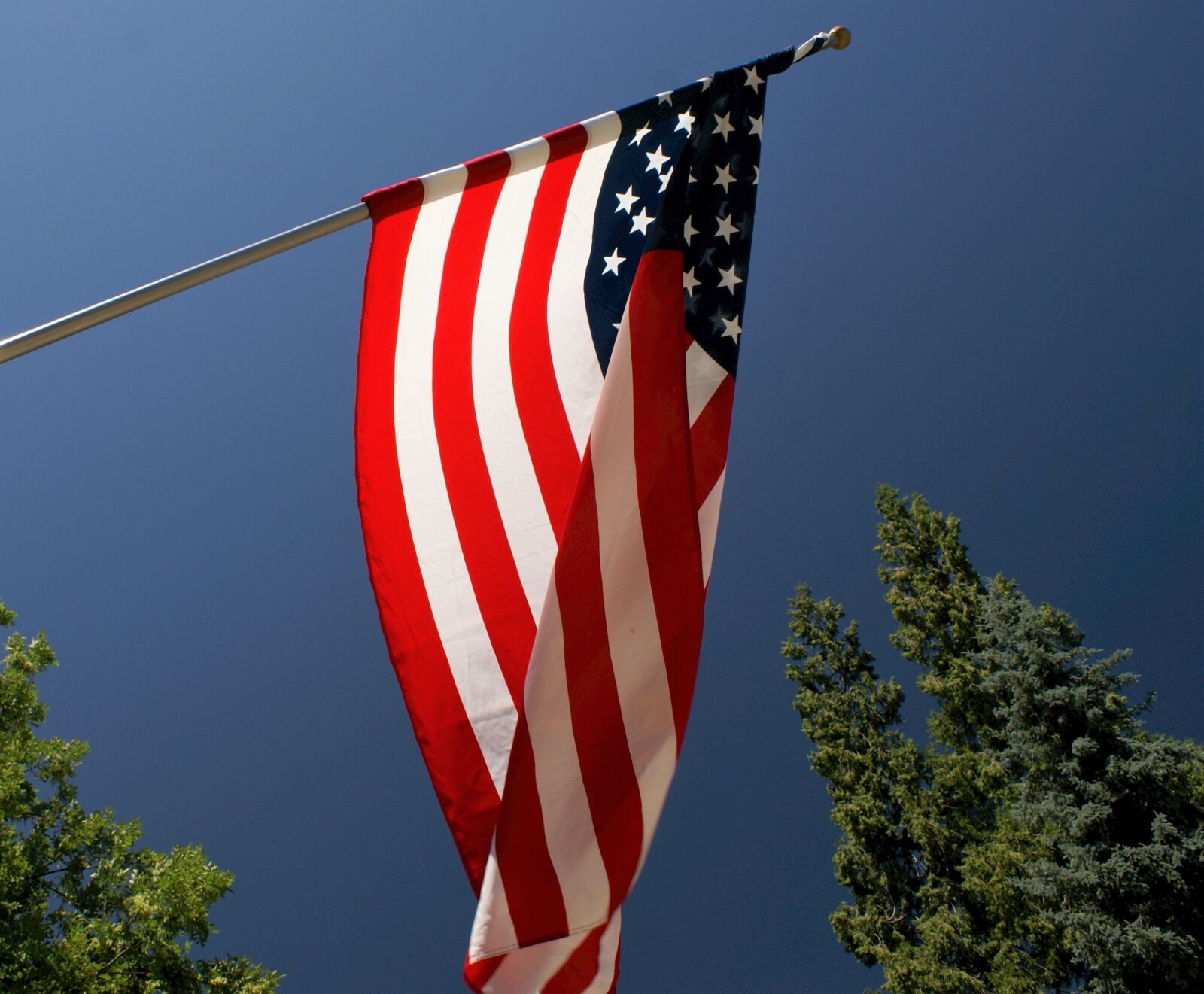 Sony Alpha DSLR-A100 sample photo. Flag, country, usa photography