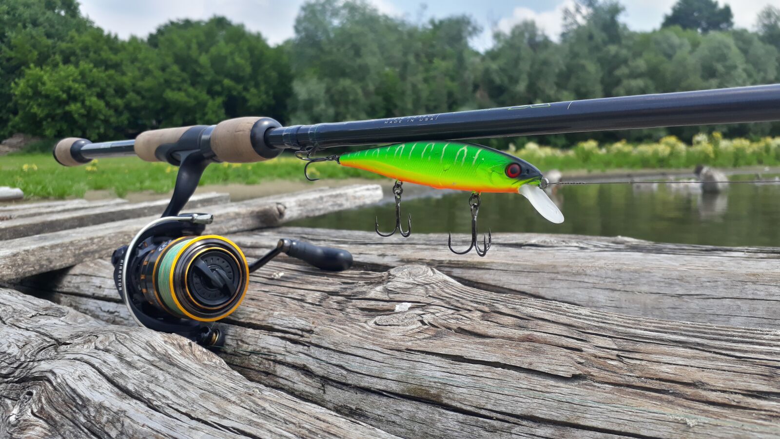 Samsung Galaxy A3(2017) sample photo. Fishing, spinning, wobbler photography