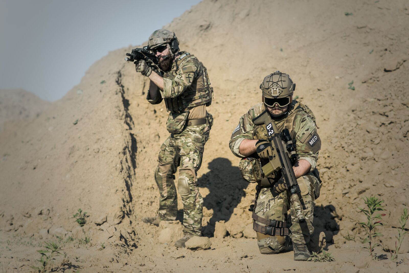 Nikon D600 sample photo. War, desert, guns photography