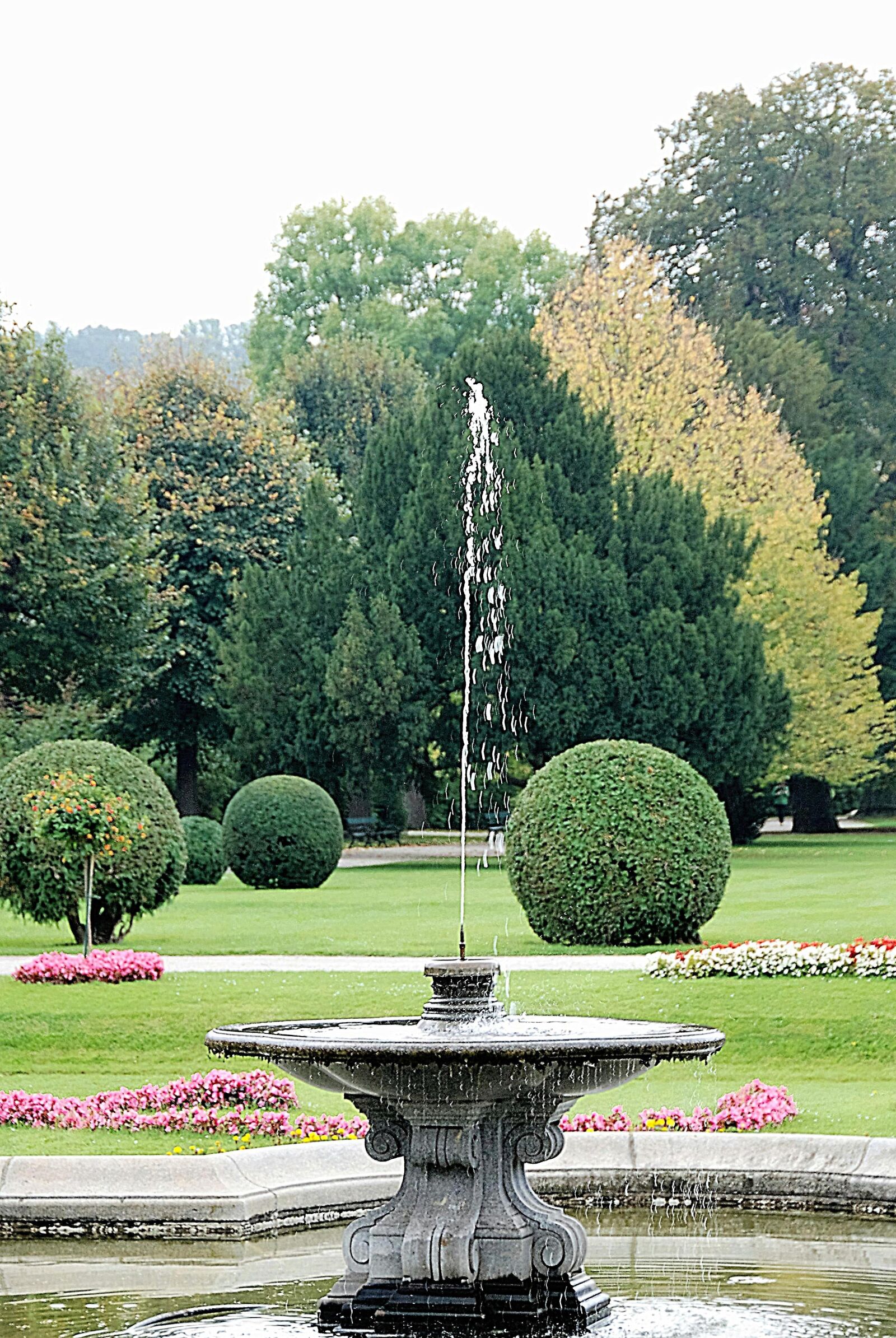 Nikon D80 sample photo. Fountain, water fountain, park photography