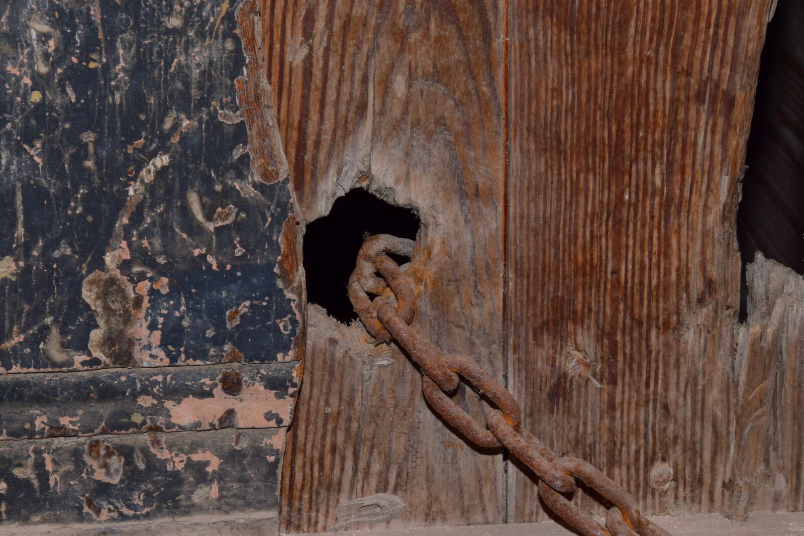 Nikon D3300 sample photo. Wood, chain, iron photography