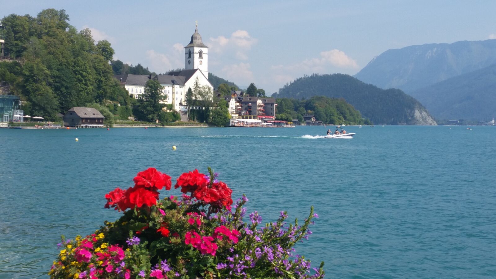 Samsung Galaxy S5 sample photo. Lake wolfgang, bavaria, summer photography