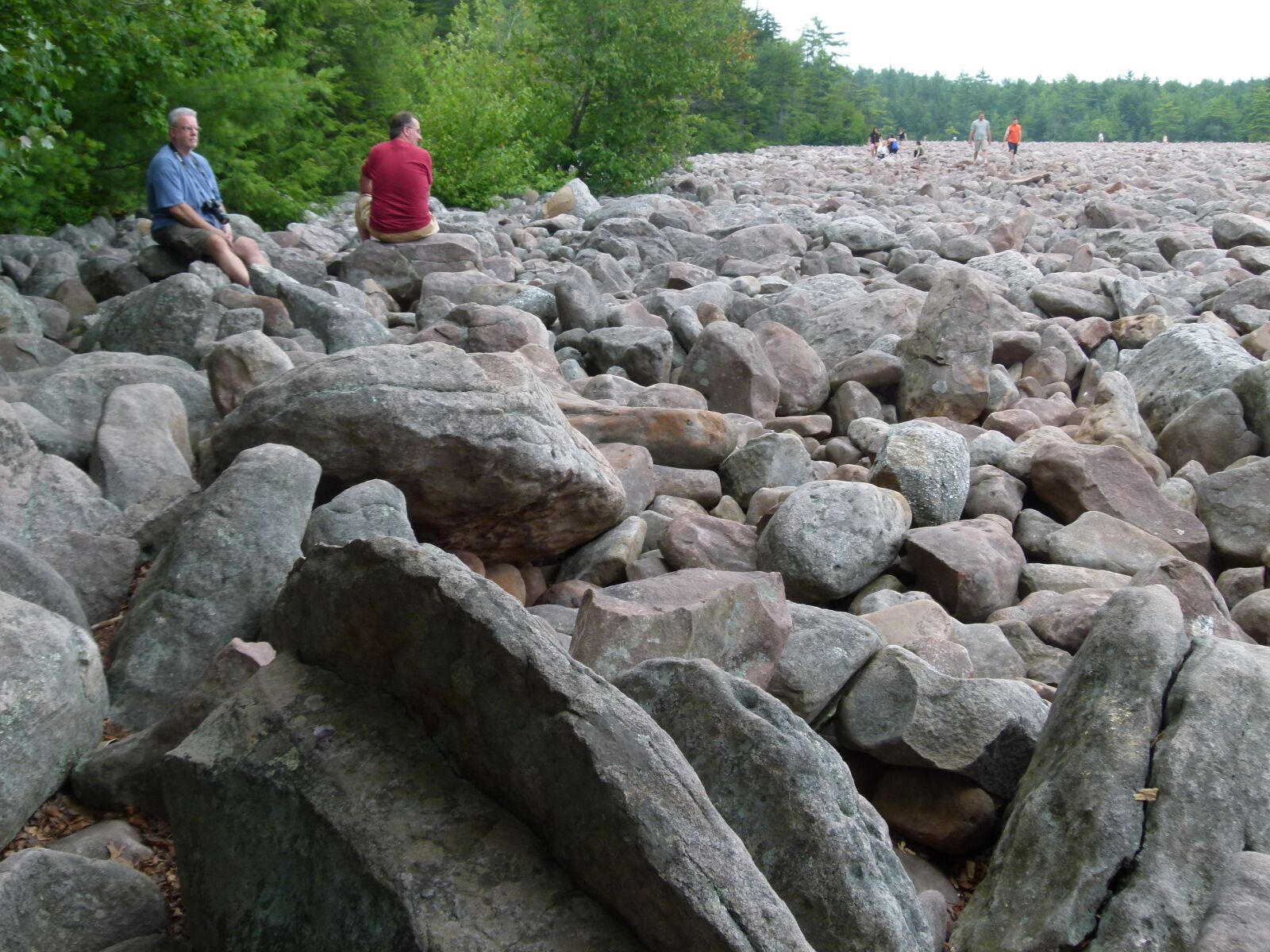 Panasonic Lumix DMC-FZ100 sample photo. Boulders, boulder field, rock photography
