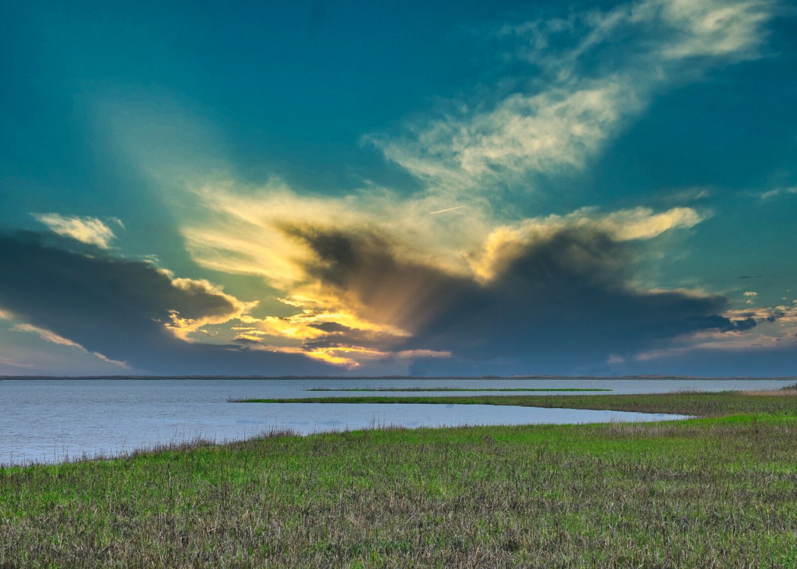 Nikon D3300 sample photo. Sunset, marsh, wetland photography