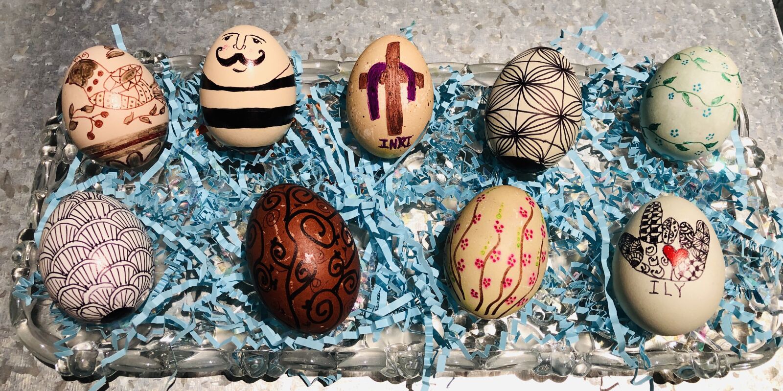 Apple iPhone 8 sample photo. Easter, easter eggs, decoration photography