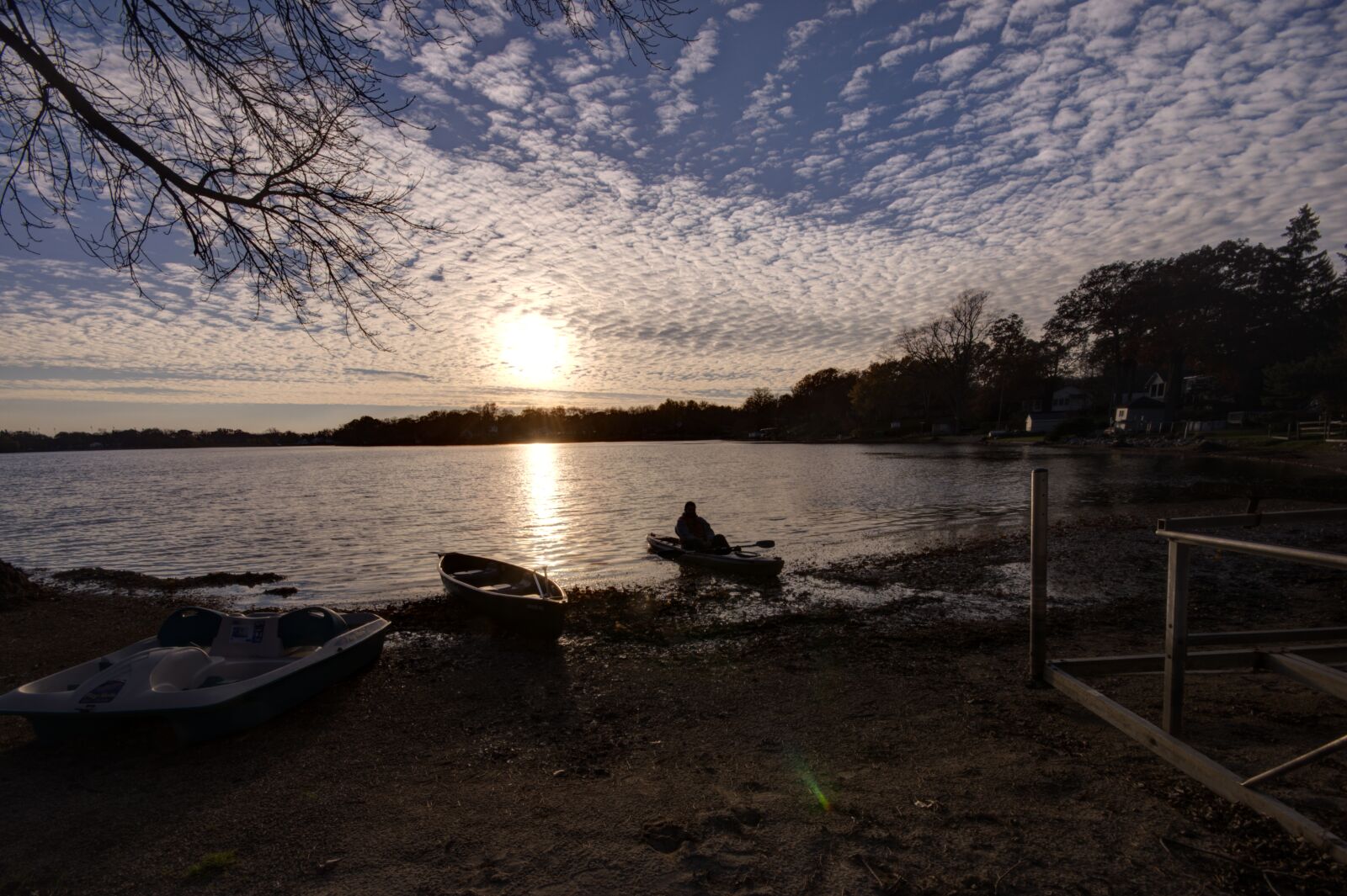 Sony Alpha DSLR-A700 sample photo. Lake, sunset photography