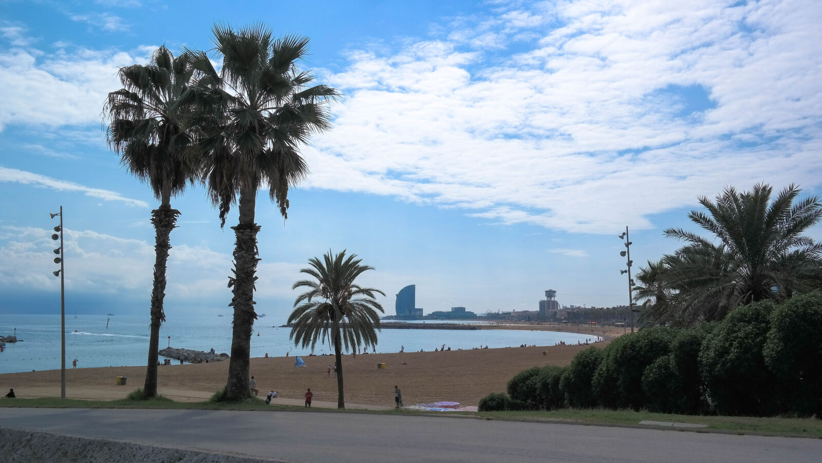 Samsung NX300 sample photo. Barcelona, cloud, mediterranean, sea photography