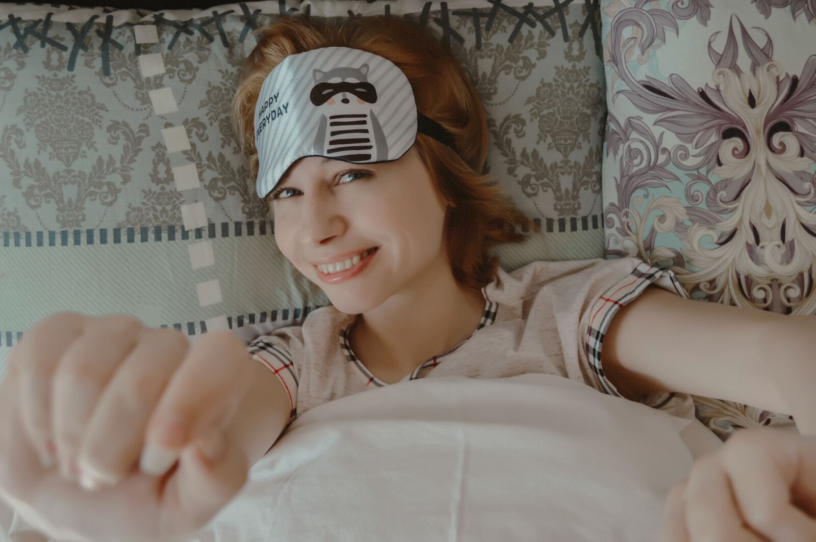 Nikon D3200 sample photo. Sleep mask, dream, vacation photography