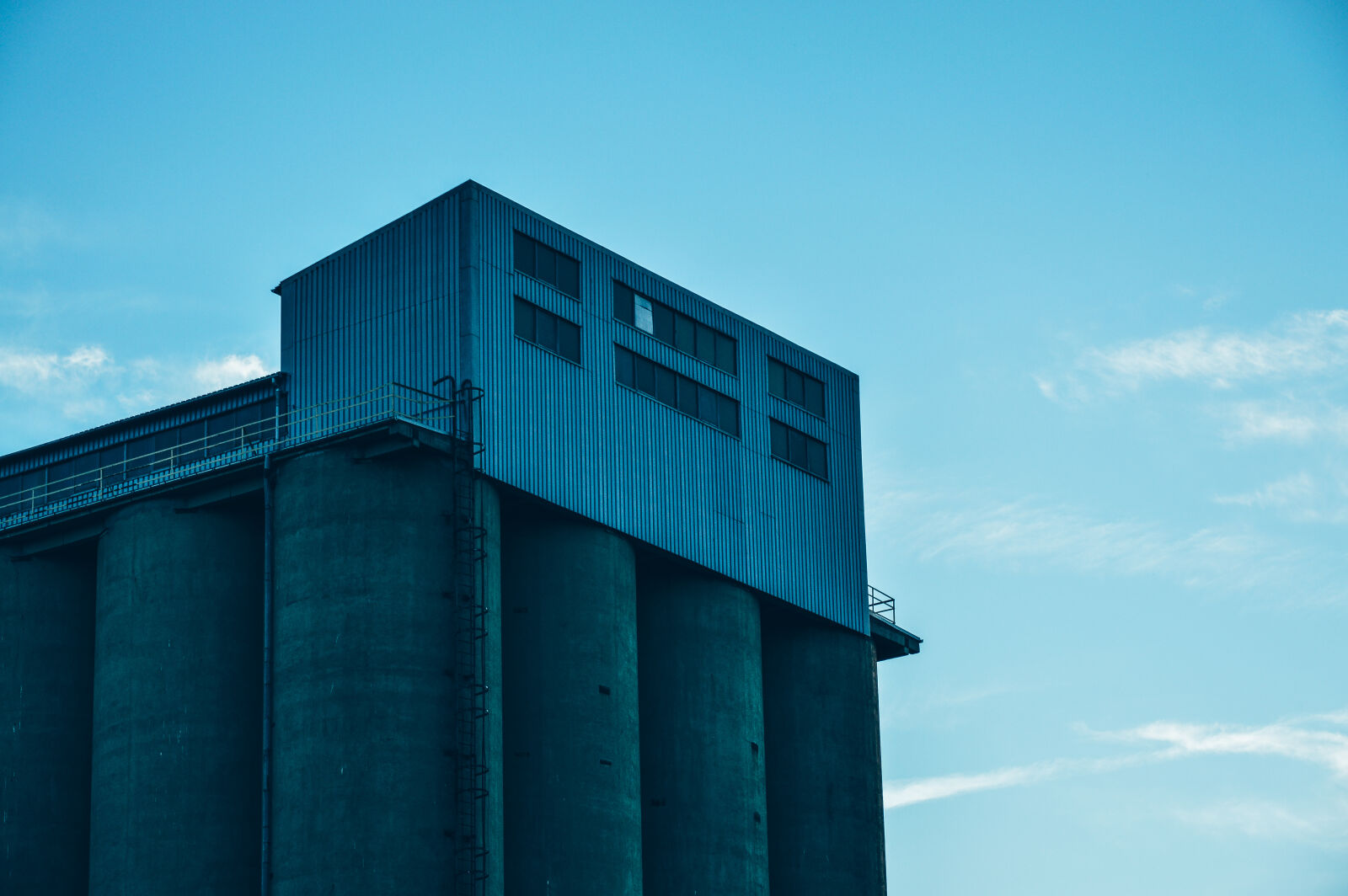Nikon D3200 sample photo. Building, silo, sky photography