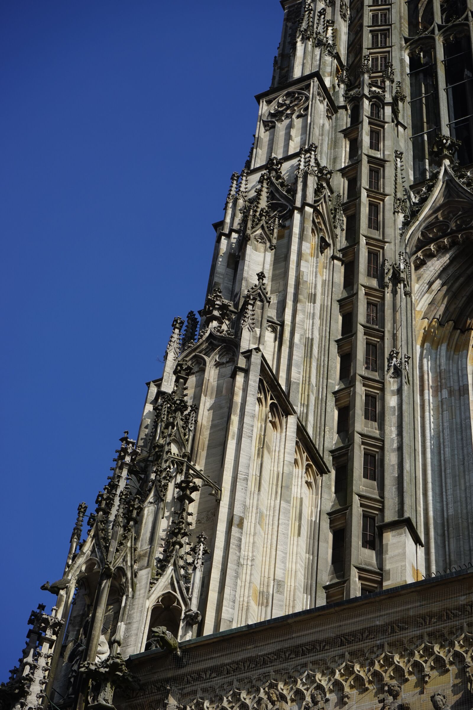 Sony a7 + Sony FE 28-70mm F3.5-5.6 OSS sample photo. Ulm cathedral, tower, ornament photography