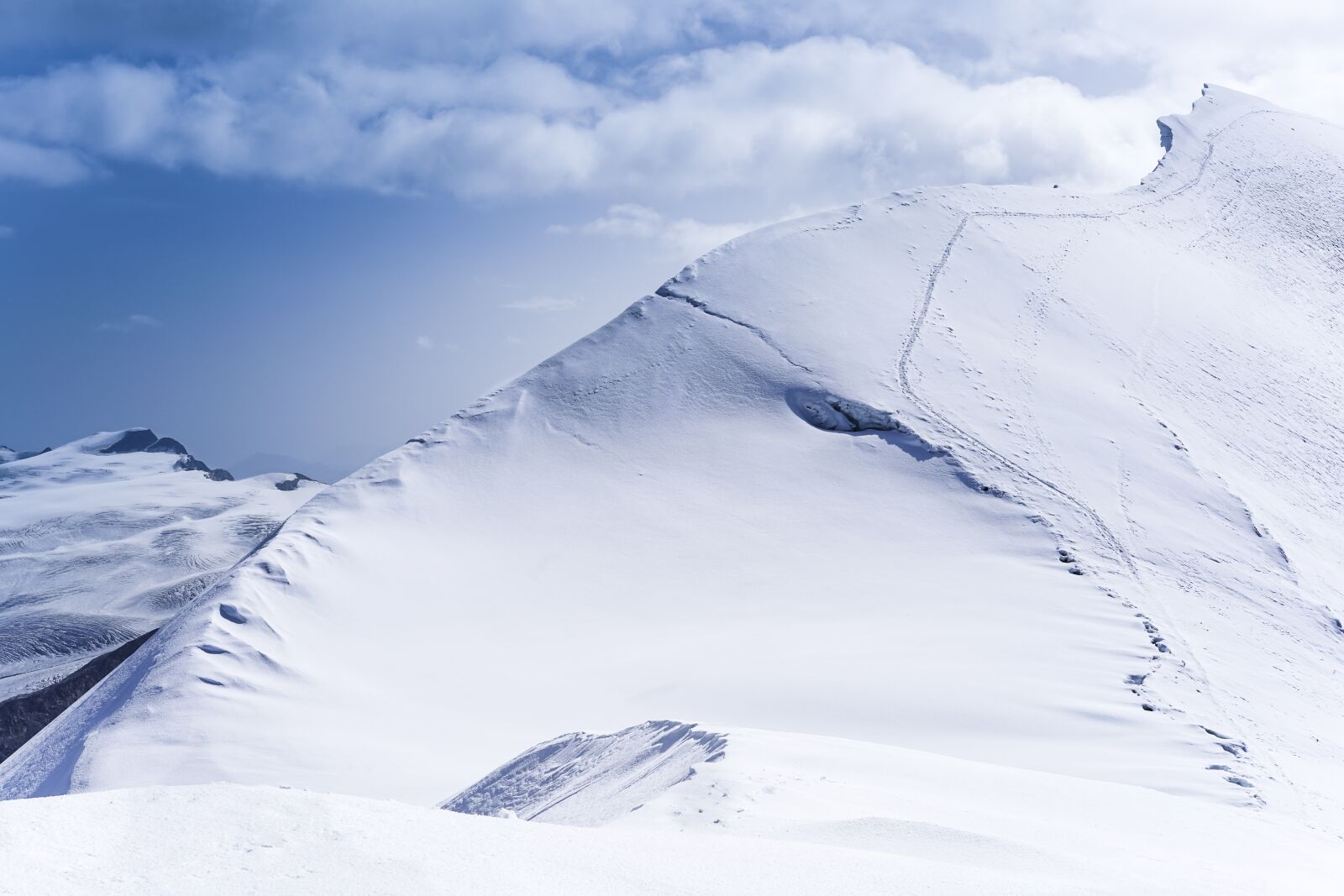 Sony Sonnar T* FE 55mm F1.8 ZA sample photo. Mountain, nature, snow photography