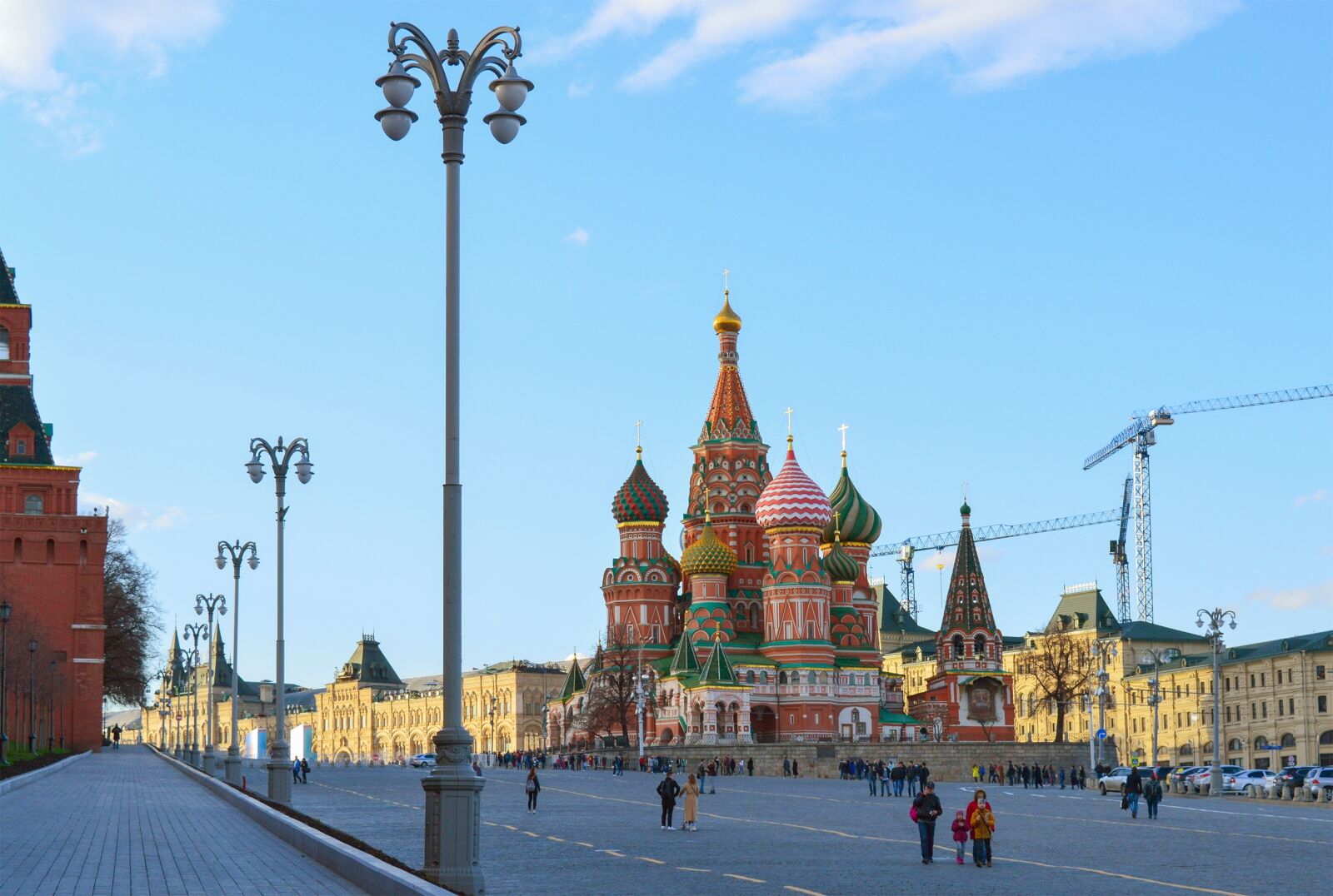 Nikon D3200 sample photo. St basil's cathedral, red photography