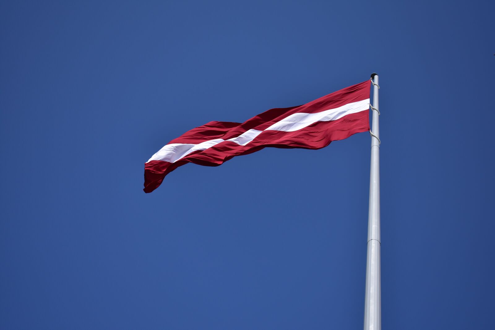 Nikon D3400 sample photo. Wind, sky, flag photography