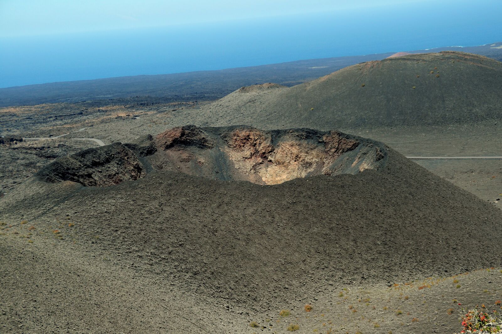 Nikon D90 sample photo. Volcano, crater, lava photography