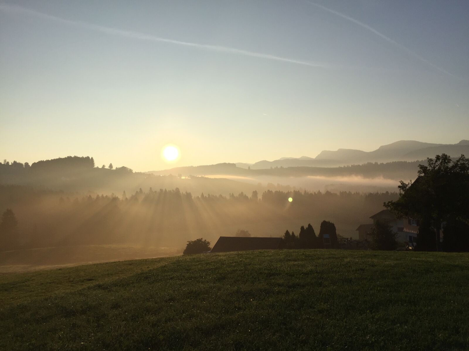 Apple iPhone 6 sample photo. Sunrise, allgäu, vacations photography
