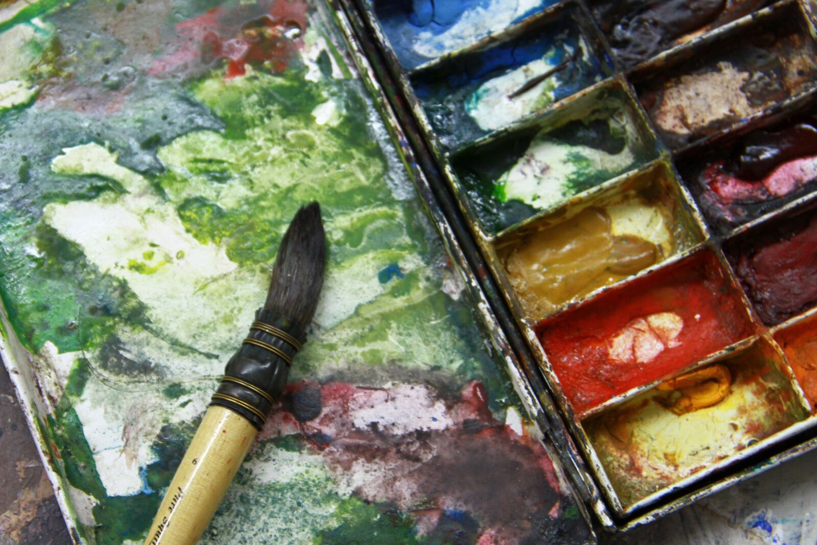 Canon EOS 7D sample photo. Art, watercolor, brushes photography
