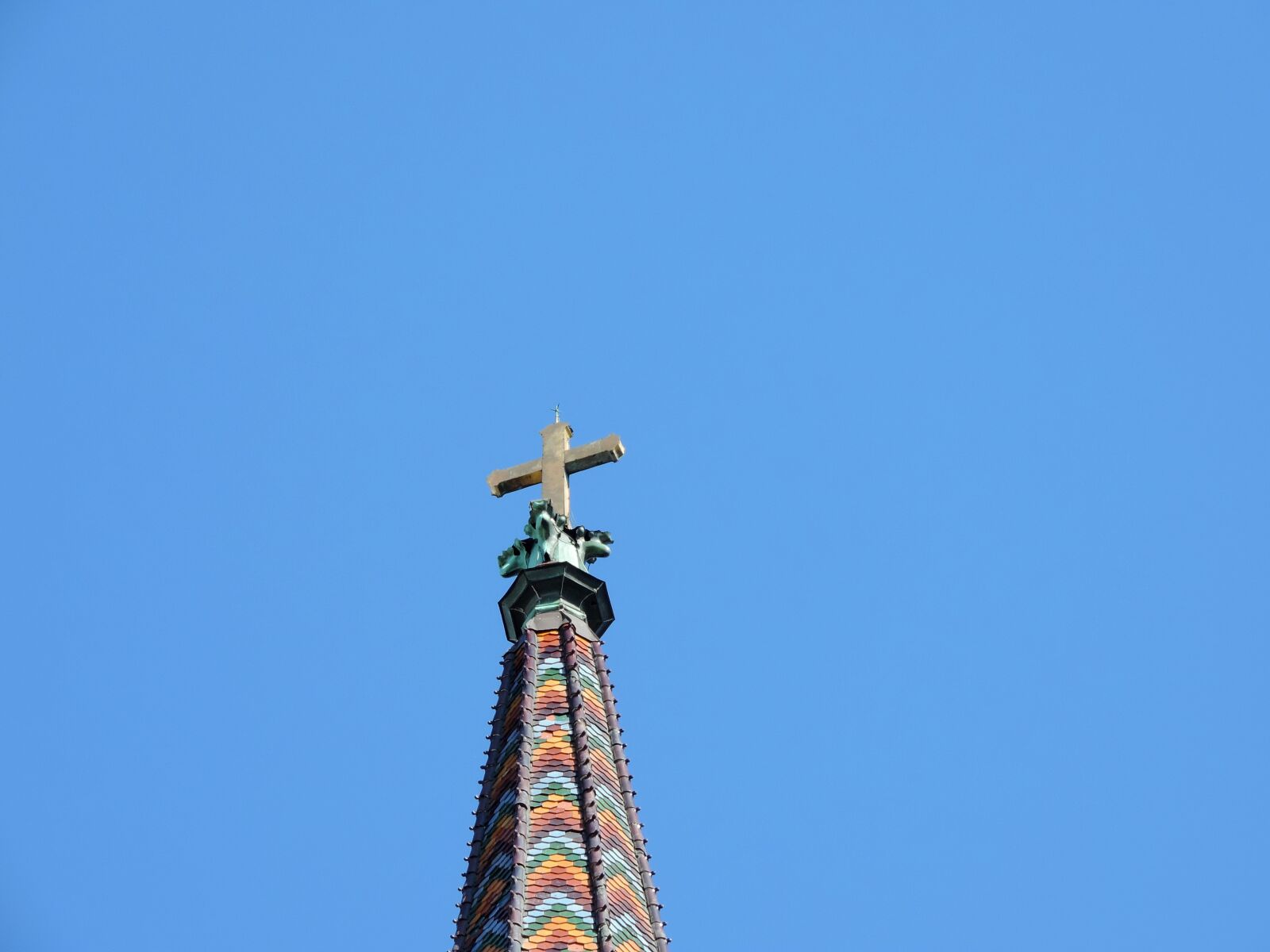 Nikon Coolpix P520 sample photo. Church tower, cross, architecture photography