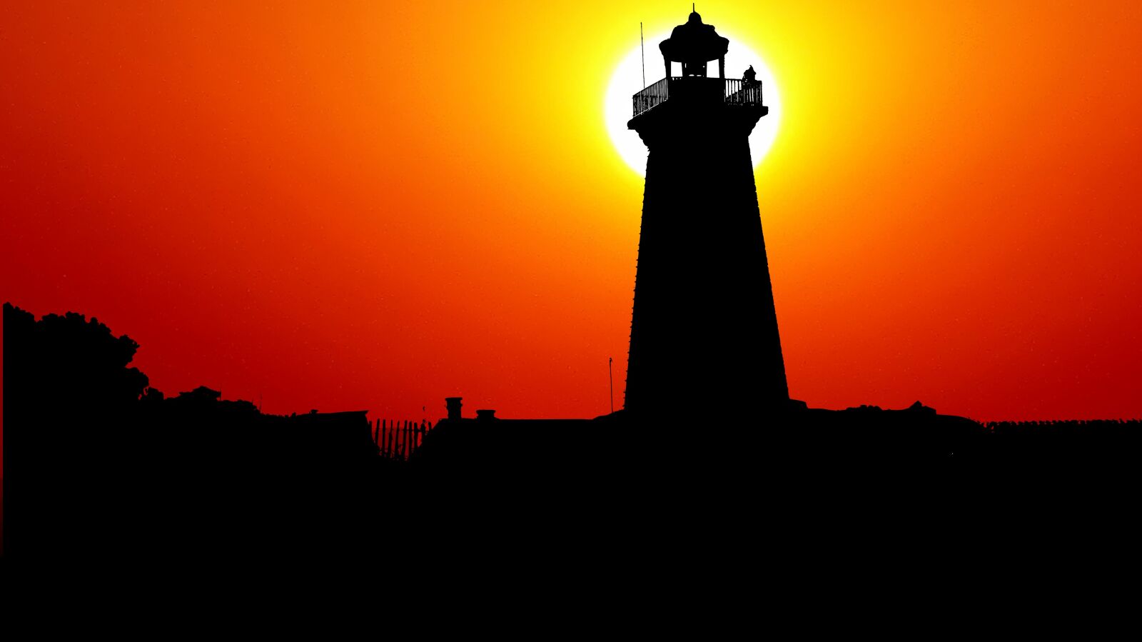 Panasonic Lumix DMC-FZ200 sample photo. Sunset, lighthouse, landscape photography