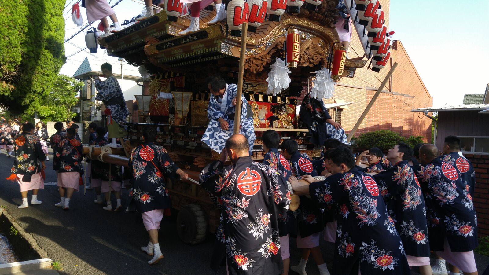 LG G4 sample photo. Matsuri, float, kobe photography