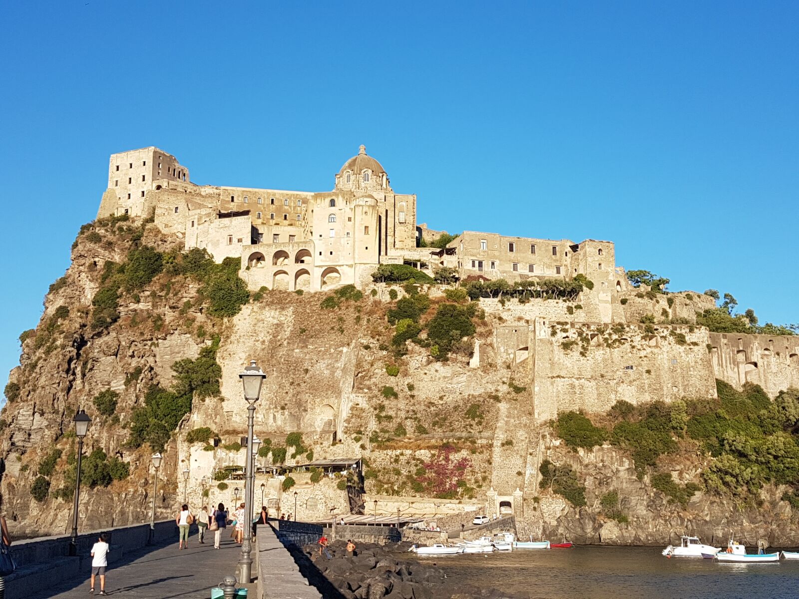 Samsung Galaxy S7 sample photo. Ischia, aragonese castle, islands photography