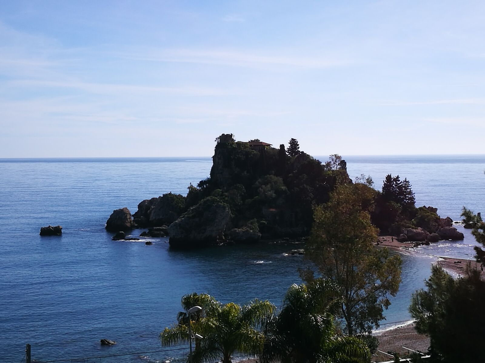 HUAWEI P9 sample photo. Taormina, isola bella, landscape photography