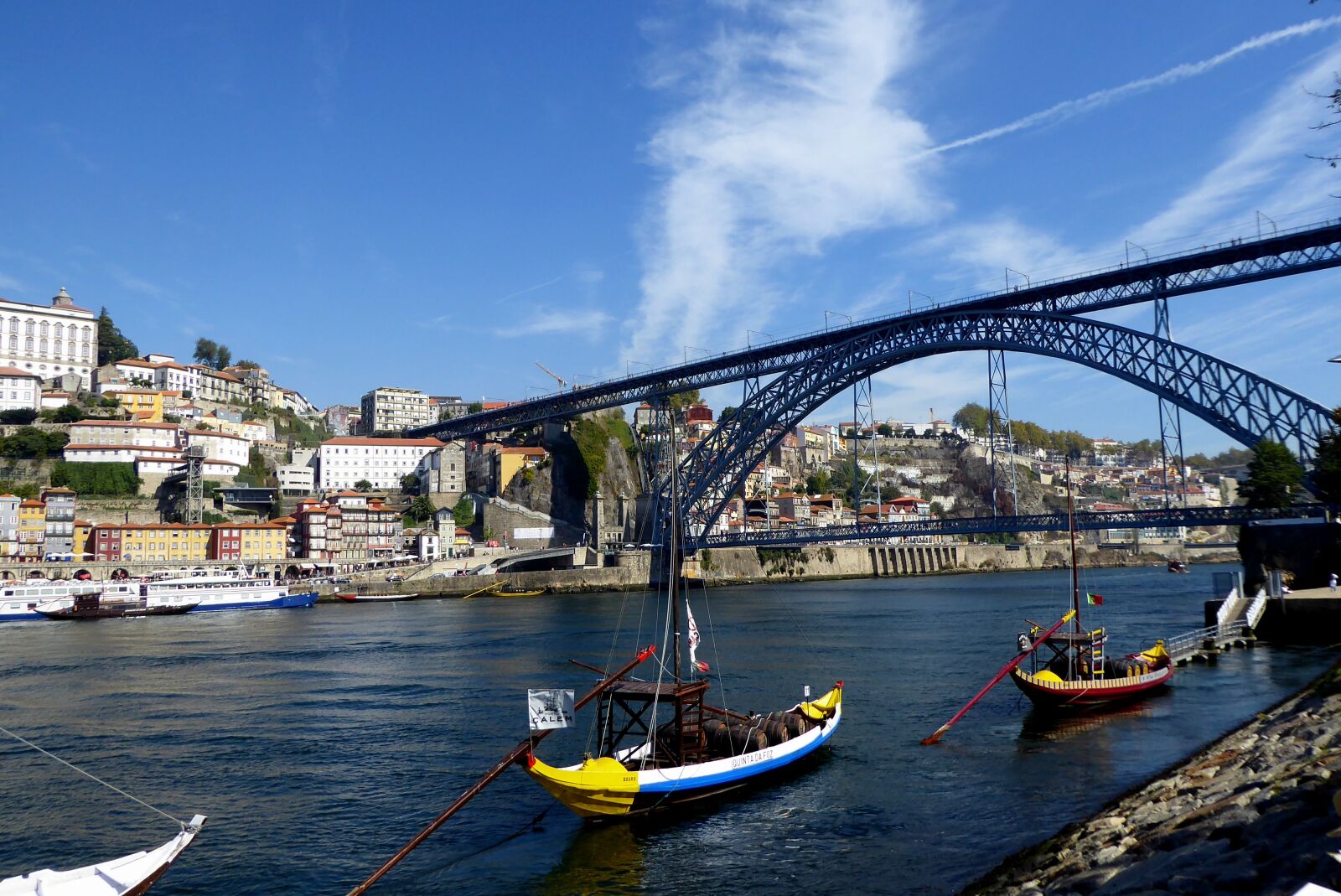 Panasonic DMC-TZ71 sample photo. Porto, boats, douro photography