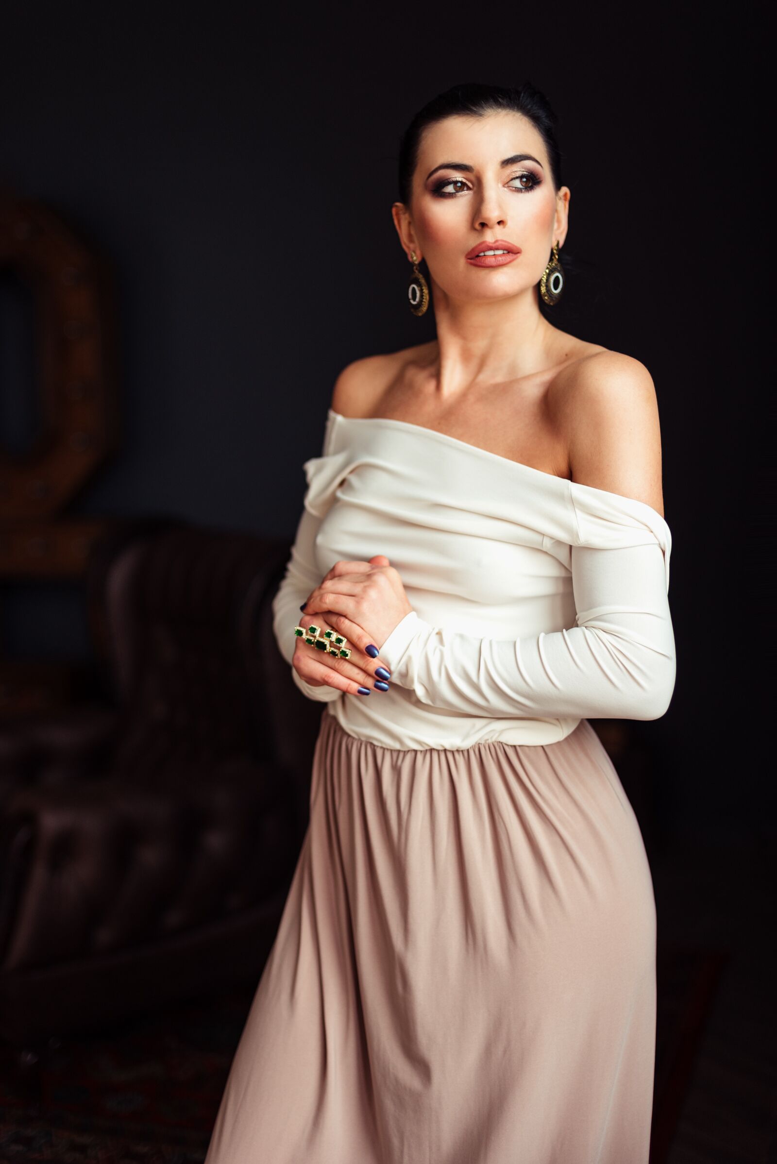 Nikon D750 sample photo. Face, model, art photography