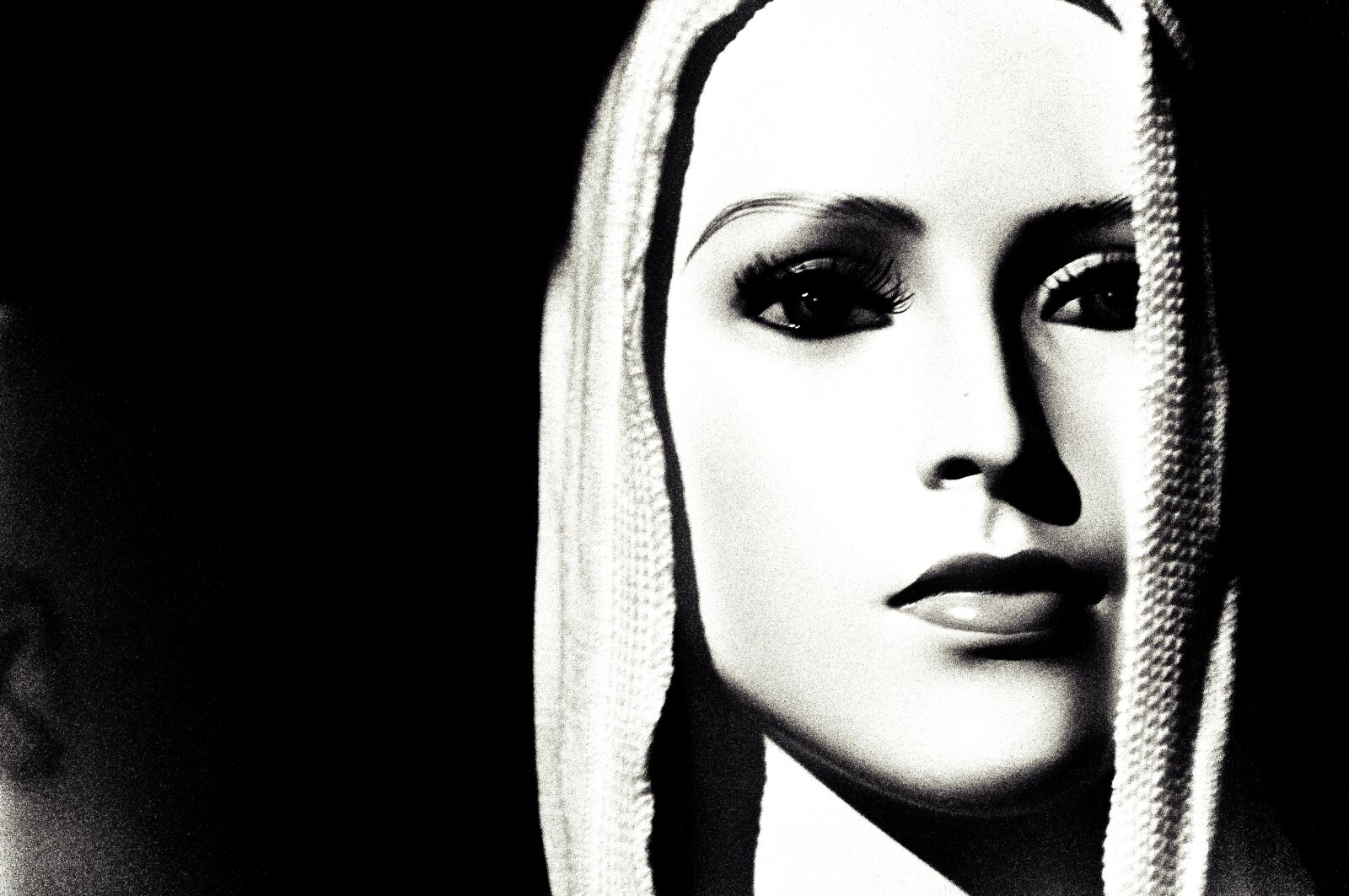 Nikon D5000 sample photo. Mannequin, woman, black and photography