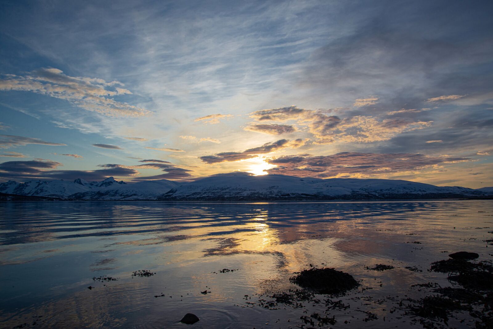 Nikon D610 sample photo. Sunset, sea, water photography