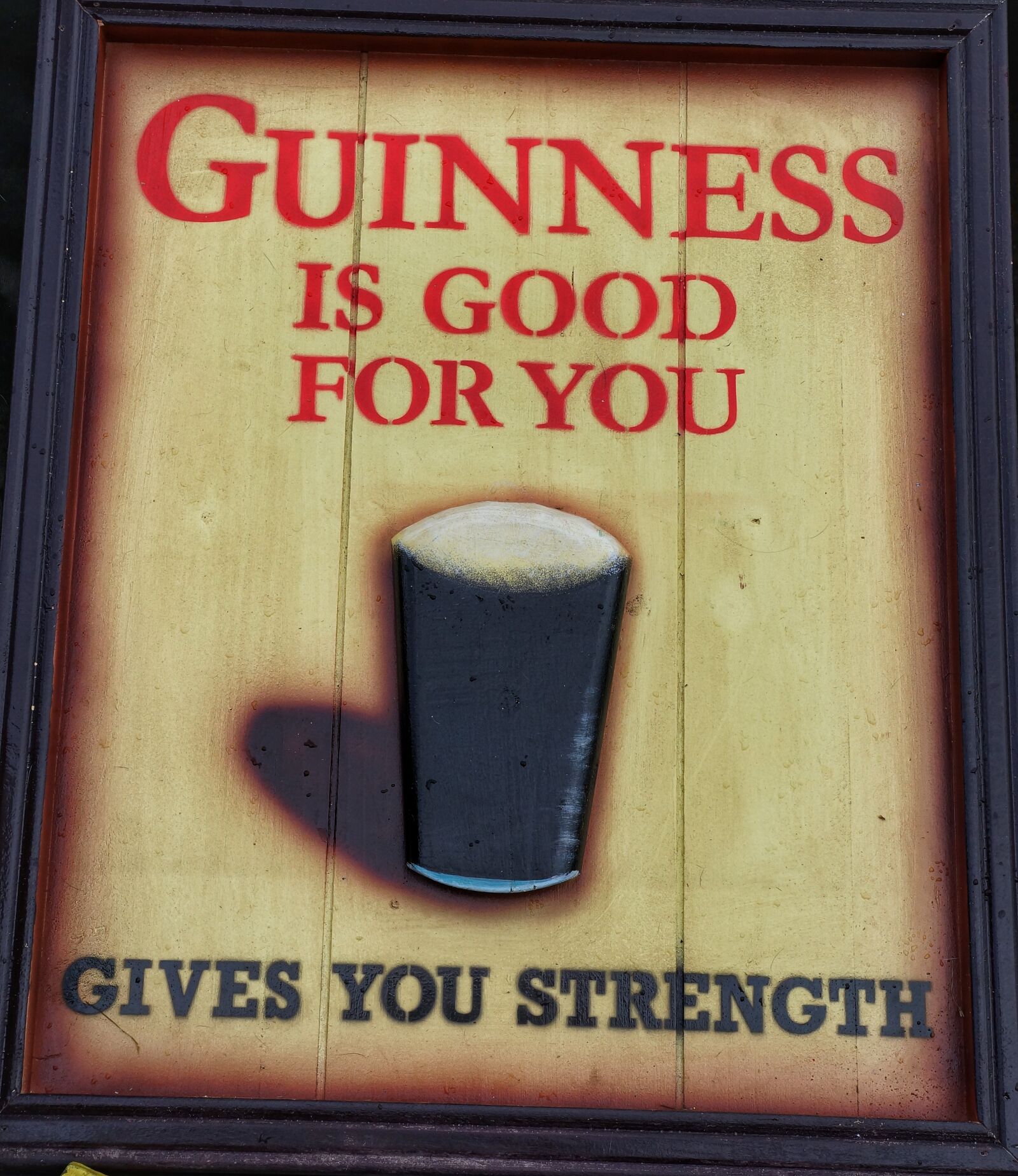 Sony Alpha NEX-7 + Sony E 18-55mm F3.5-5.6 OSS sample photo. Old, guinness, sign photography