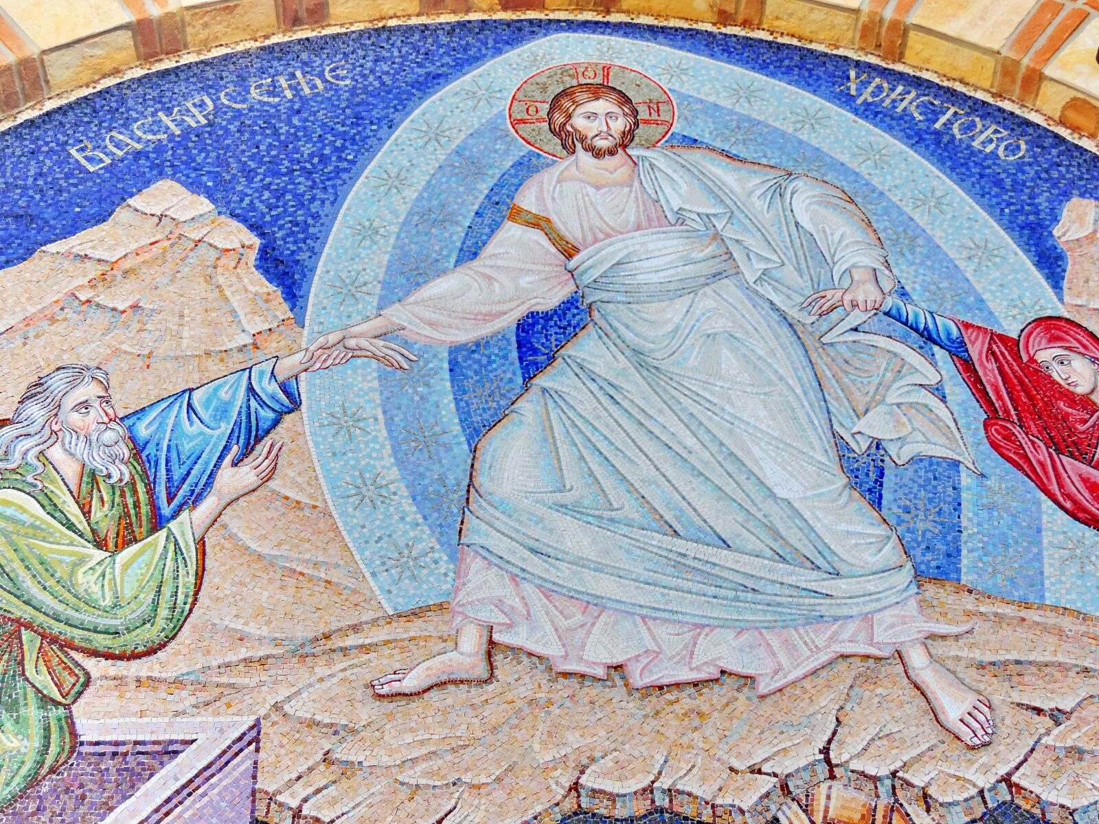 Nikon Coolpix P520 sample photo. Christianity, heaven, saint, mosaic photography