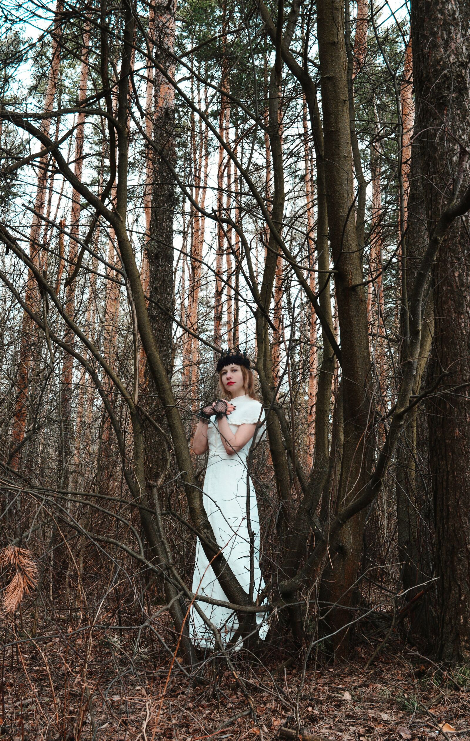 Nikon D3200 sample photo. Dark forest, the dense photography