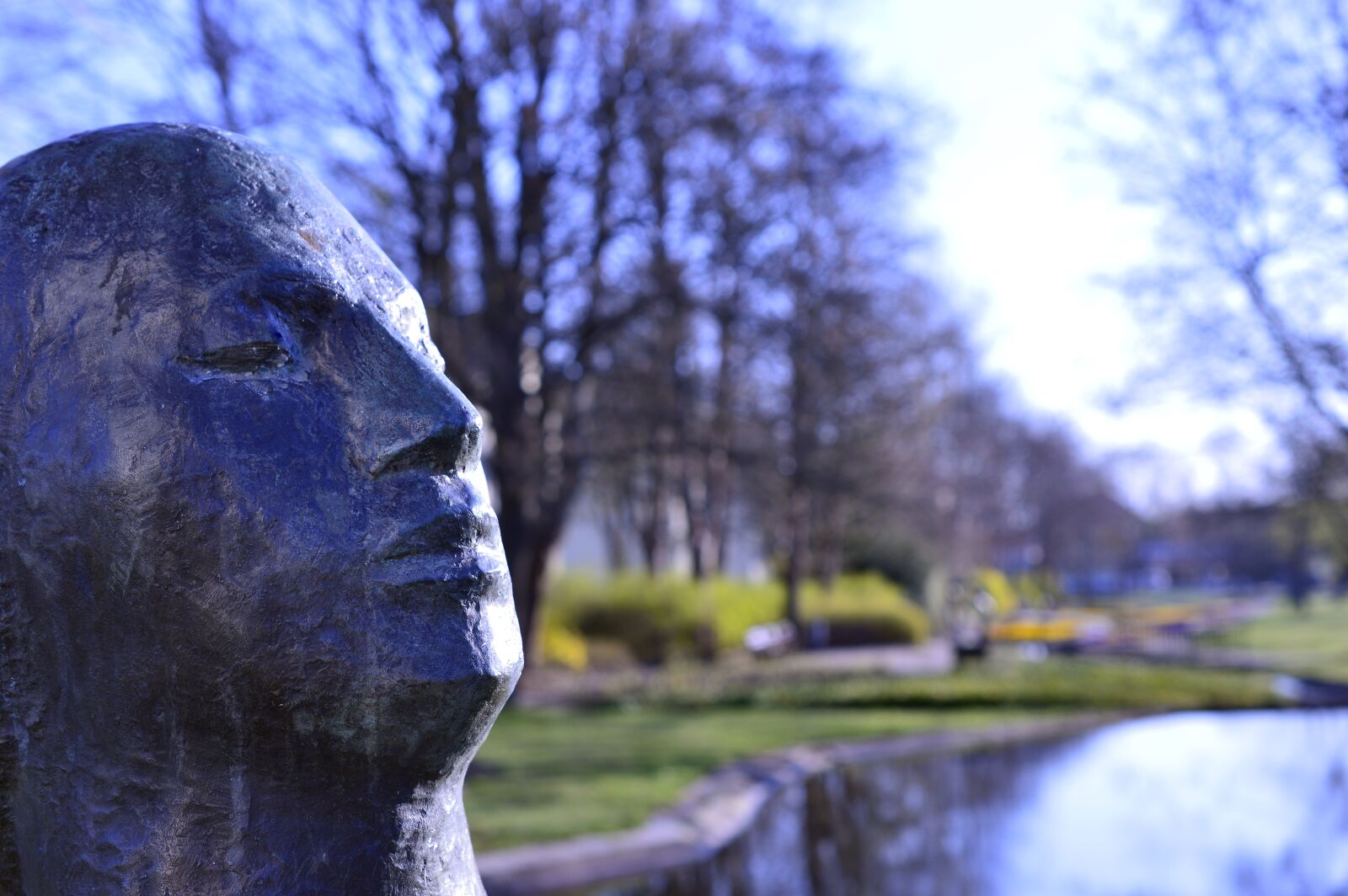 Nikon D3200 sample photo. Sculpture, statue, head photography