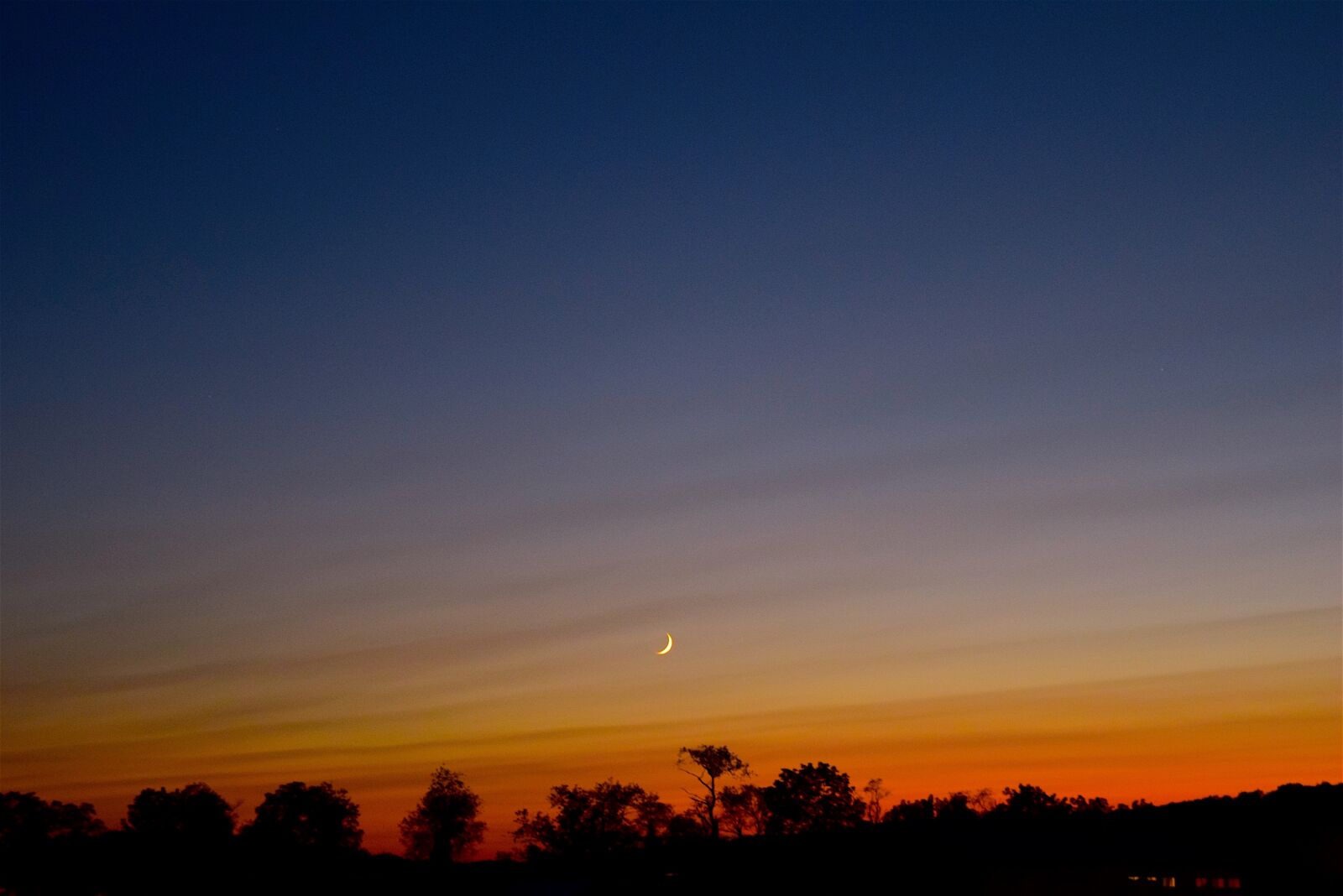 Nikon D3300 sample photo. Moon, sky, sunset photography