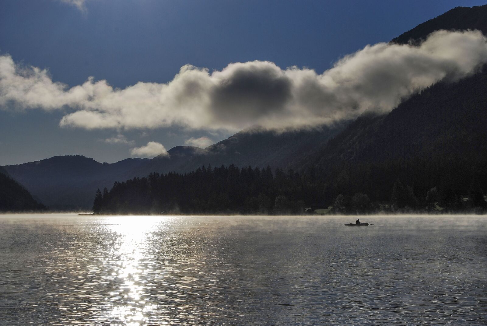 Nikon D80 sample photo. Lake weissensee, carinthia, sunrise photography