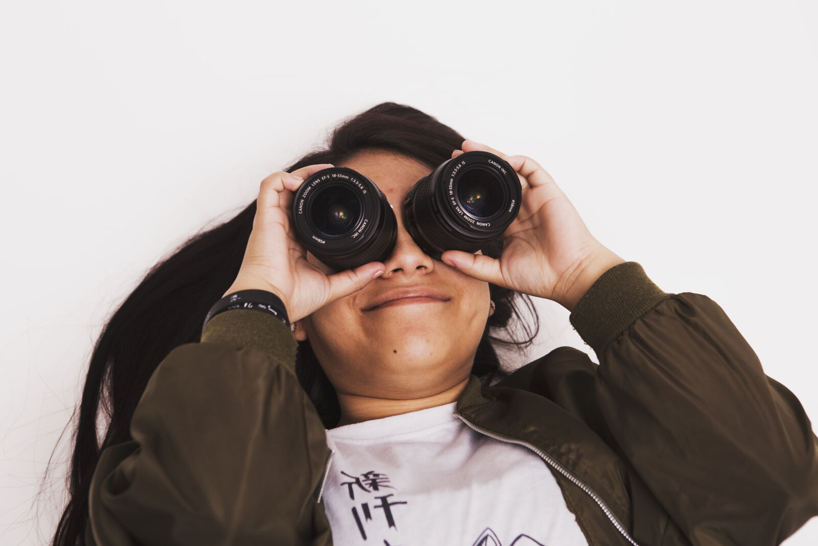 Canon EF 24-70mm F2.8L USM sample photo. Eyes, face, girl, lens photography
