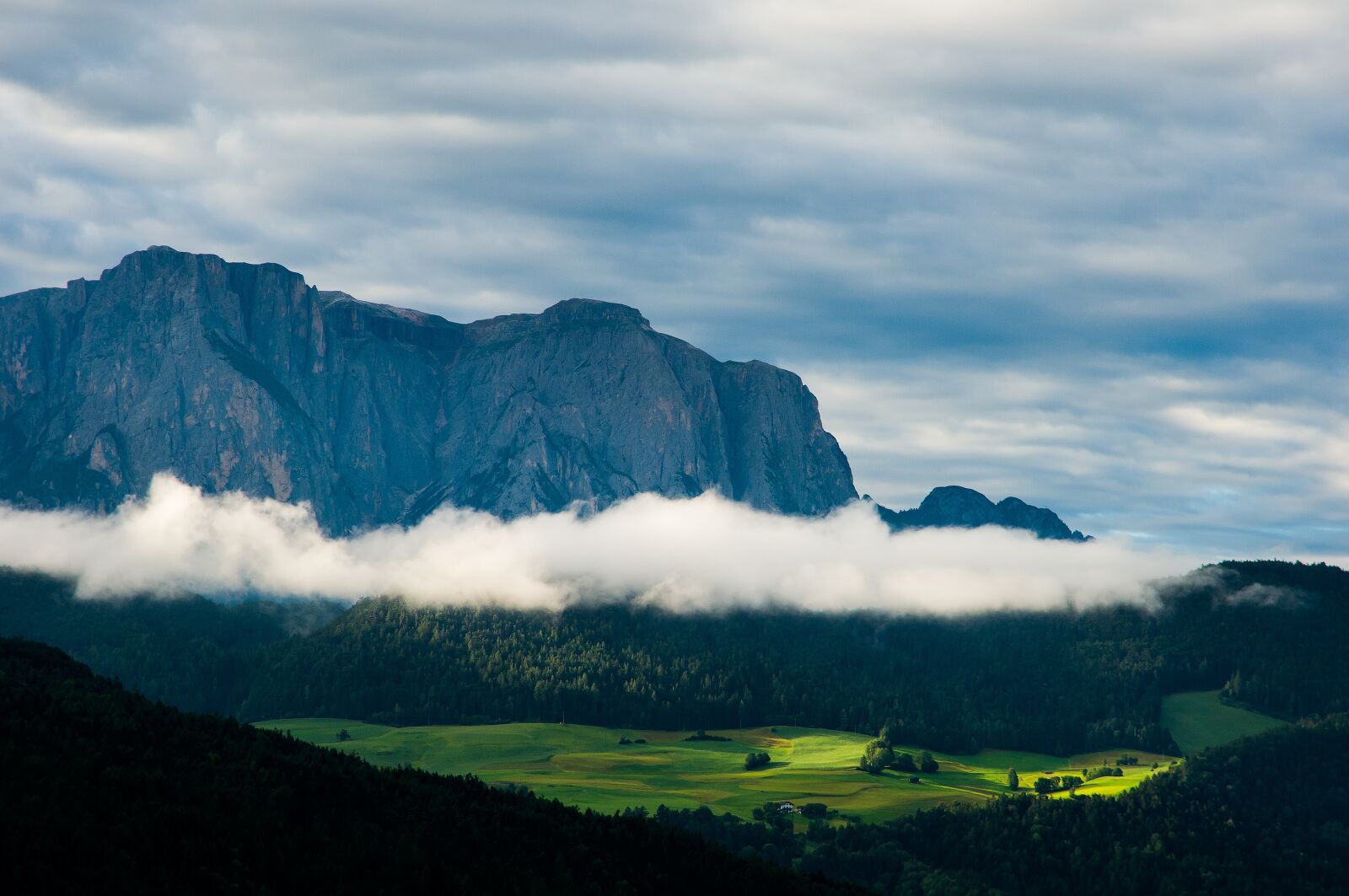 Nikon D300S sample photo. Mountains, valley, fields photography