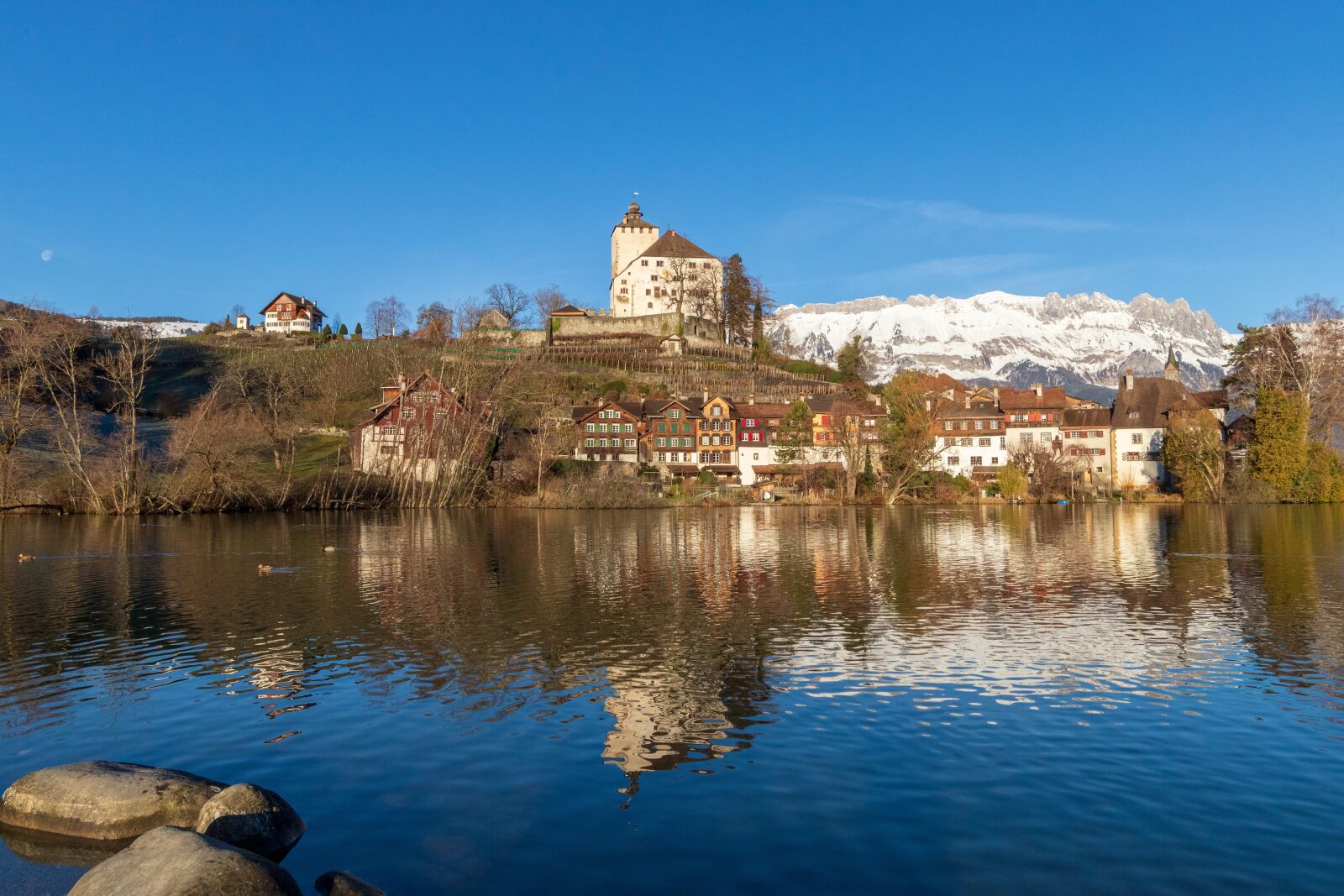 Canon EOS 6D Mark II sample photo. Lake, castle, be mountain photography