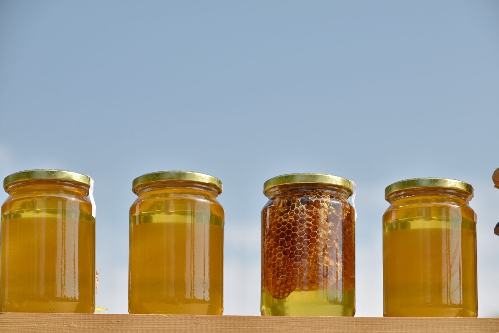Nikon D5500 sample photo. Glass, jar, honey, health photography