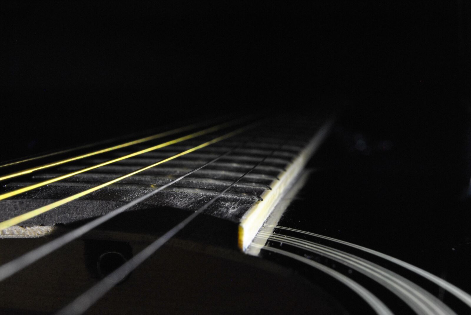 Nikon D3000 sample photo. Guitar, close up, music photography