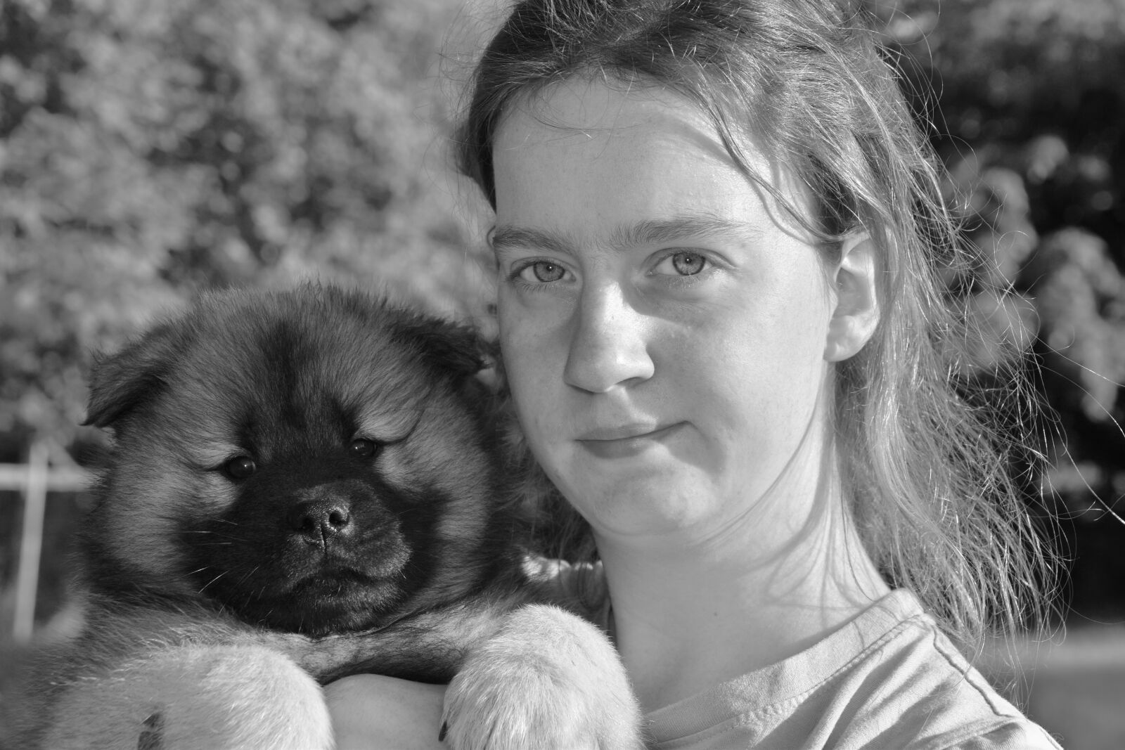 Nikon D5600 sample photo. Dog, young girl and photography