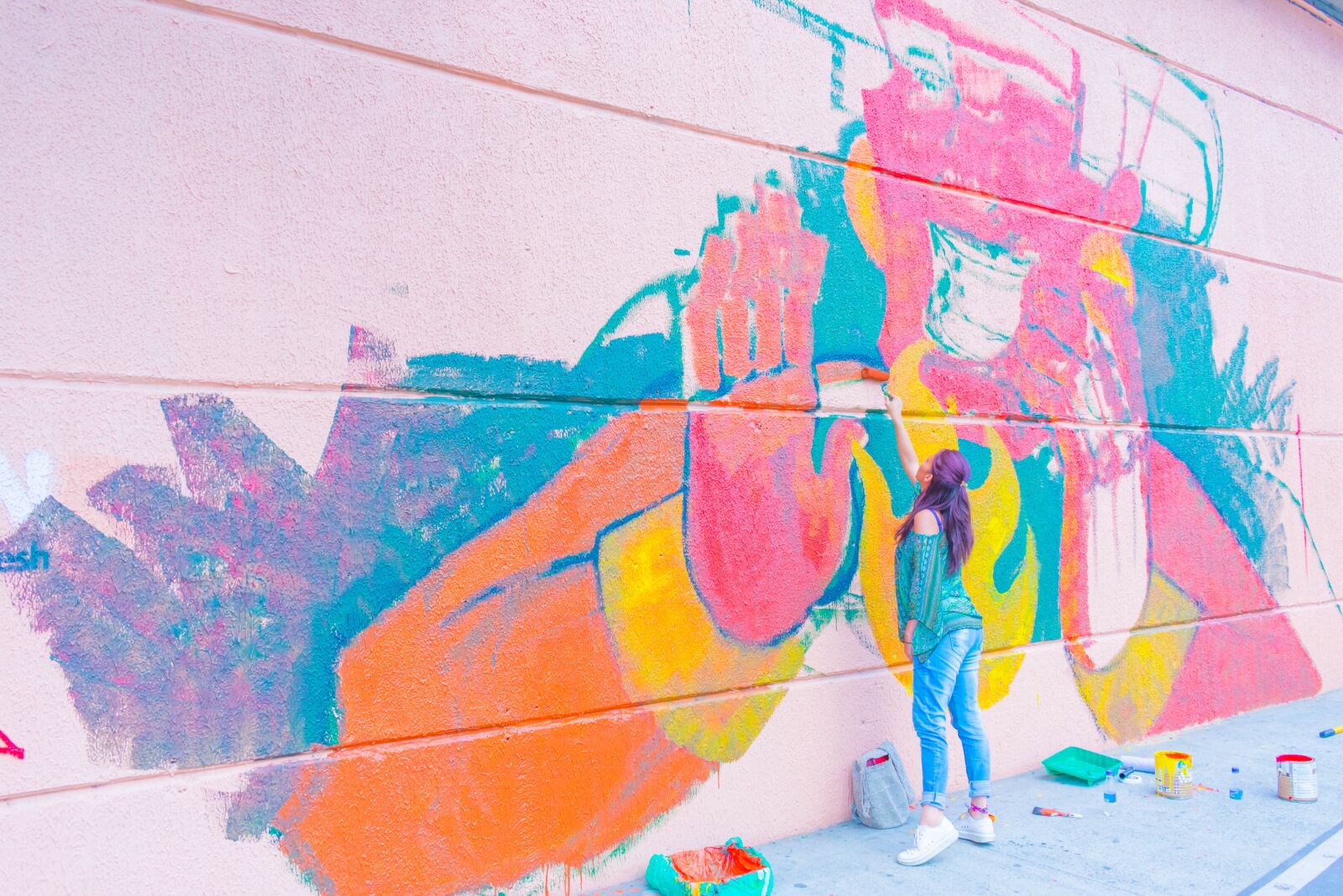 Nikon D3400 sample photo. Medellin, urban art, city photography
