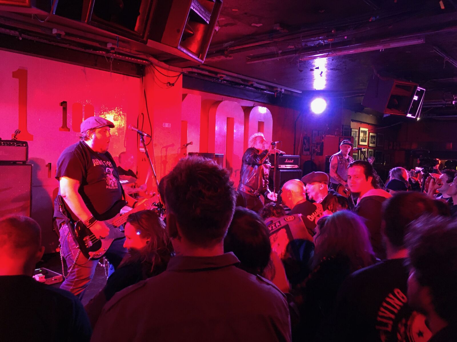 iPhone SE back camera 4.15mm f/2.2 sample photo. Punk, 100 club, london photography