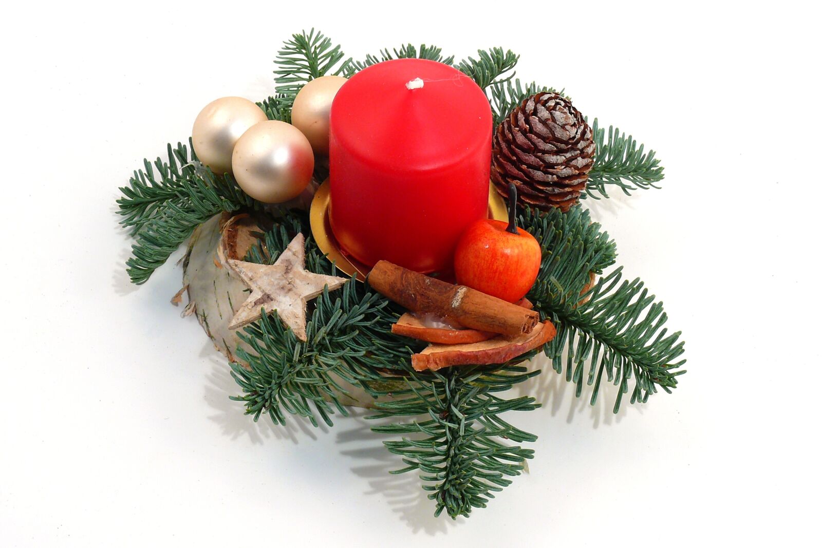 Panasonic DMC-FZ50 sample photo. Advent, fir tree, candle photography