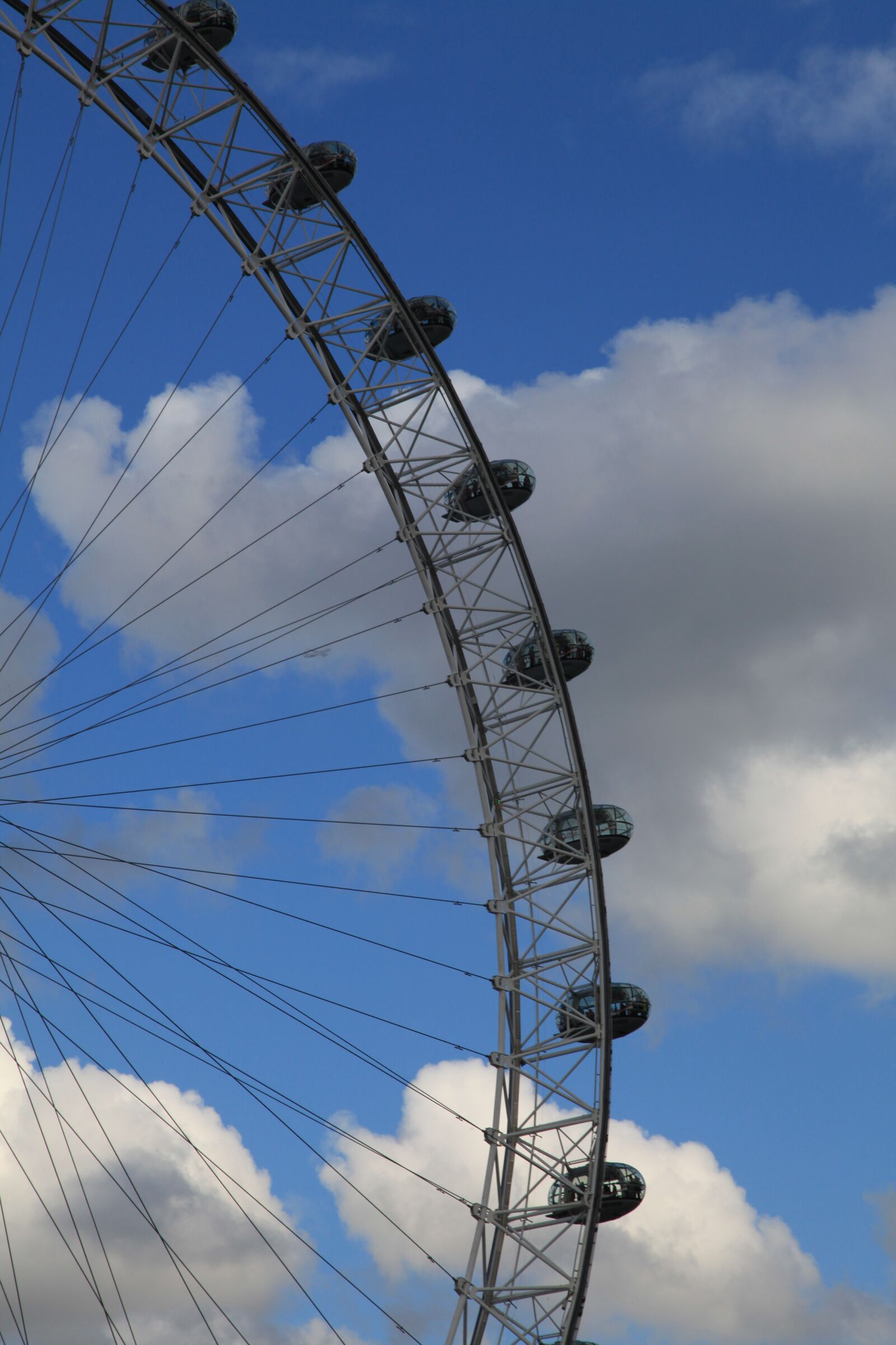 Canon EOS 5D Mark II sample photo. London eye, ferris wheel photography