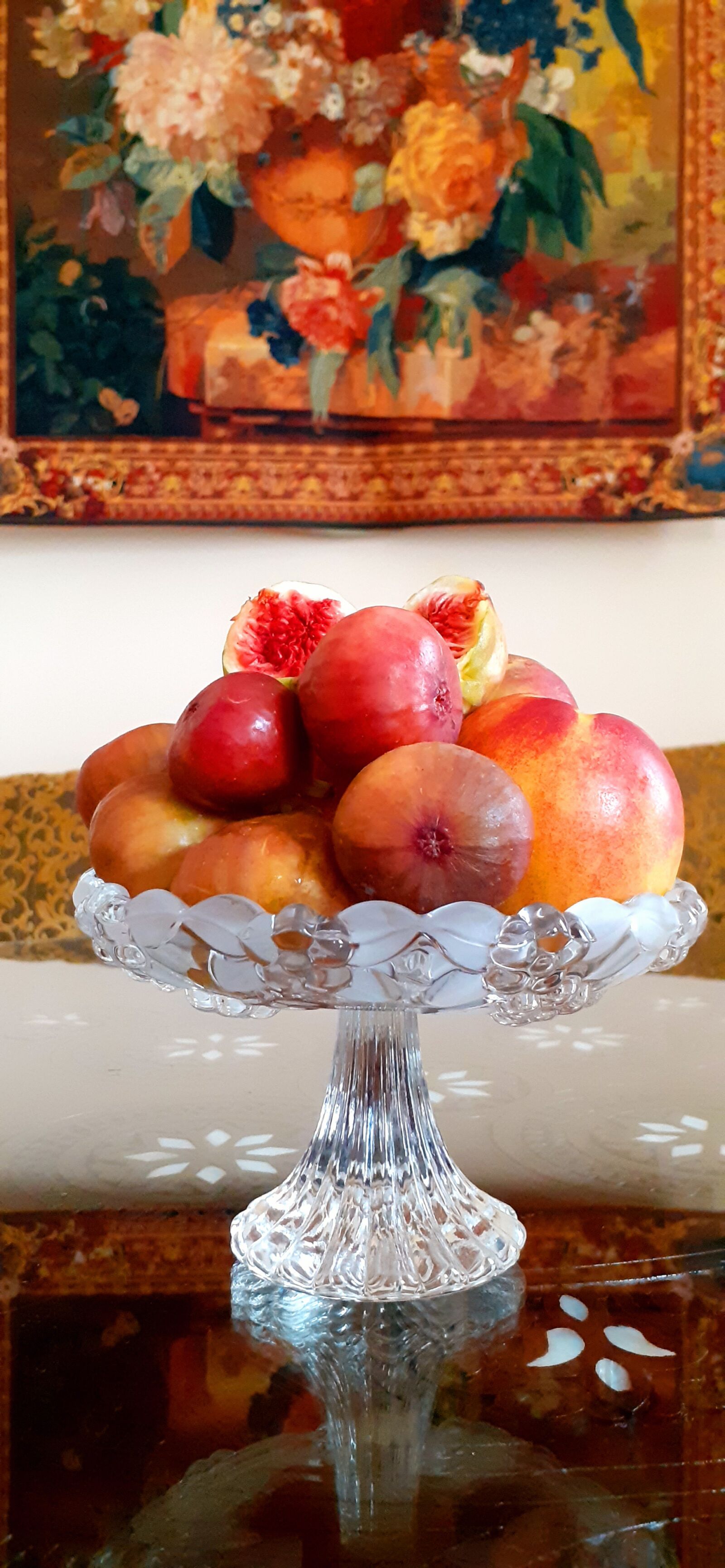 Samsung SM-A202F sample photo. Fruit, basket, table photography