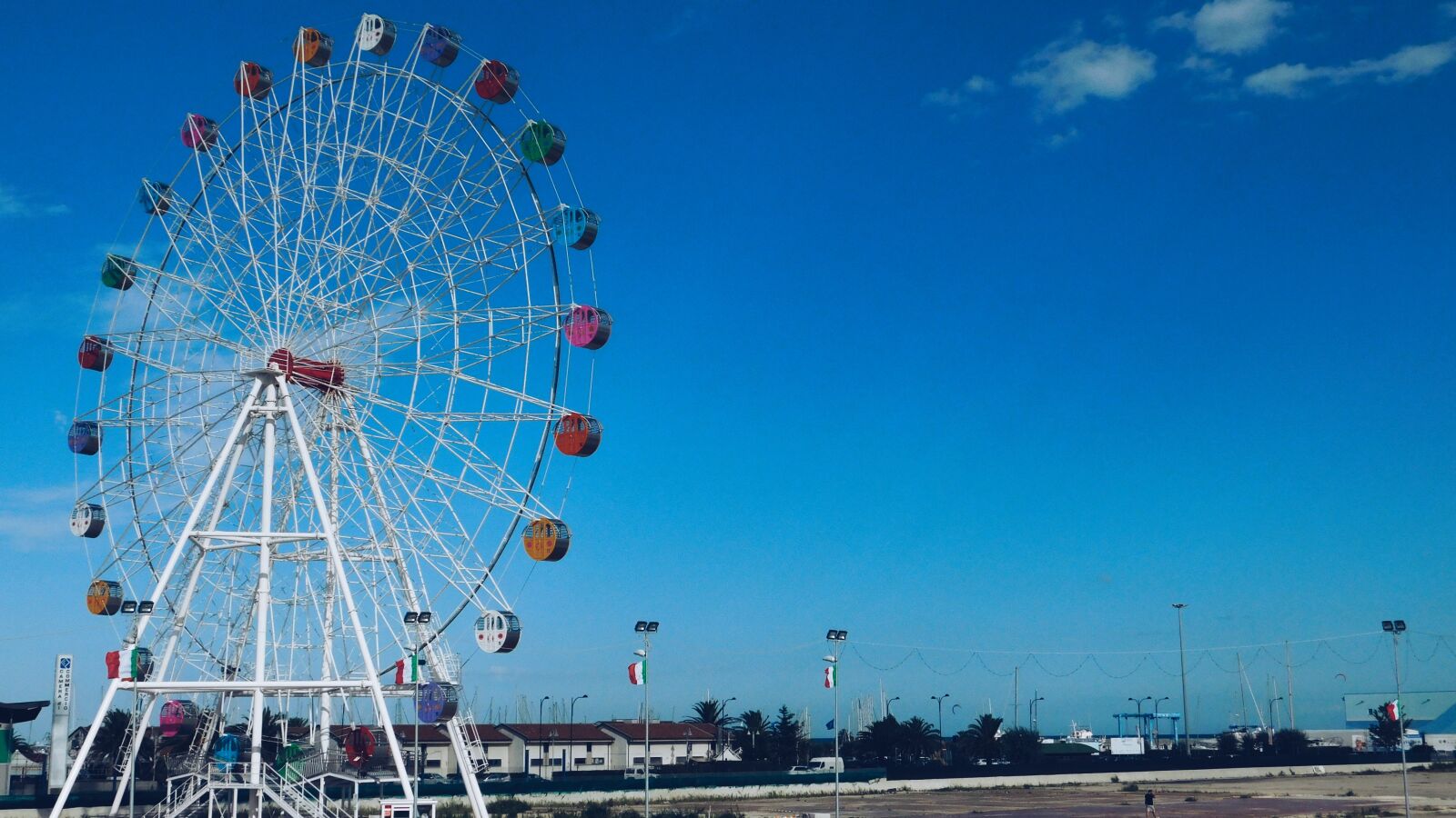 Nikon Coolpix L840 sample photo. Ferris wheel, italy, sky photography