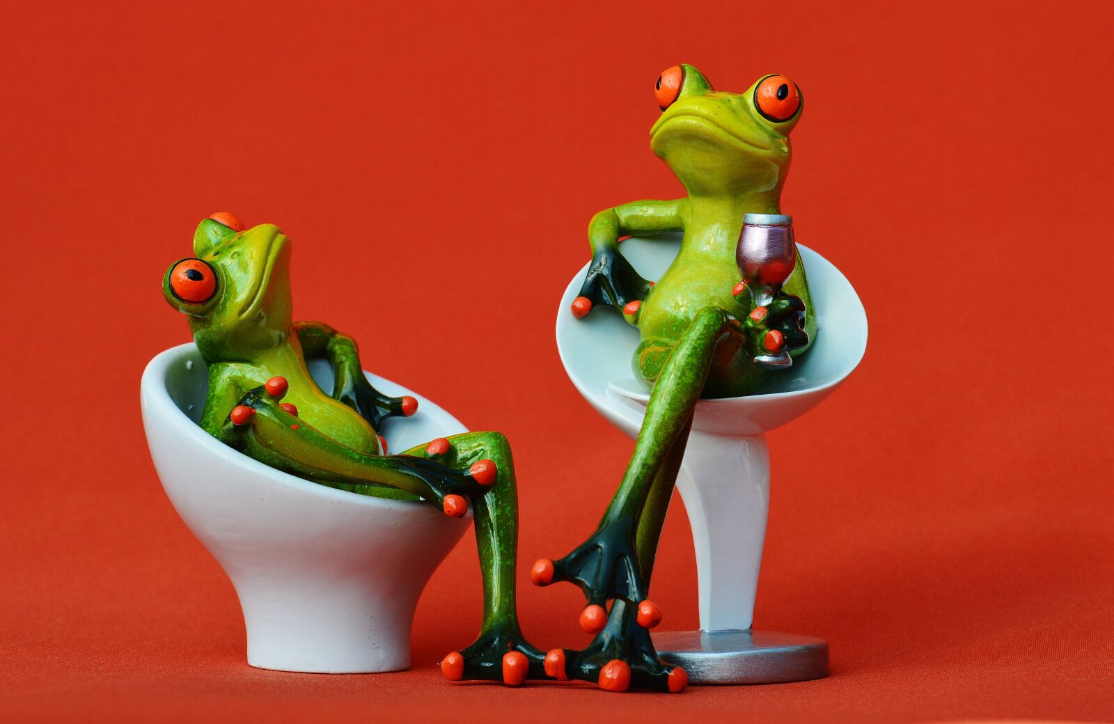 Nikon D3200 sample photo. Frog, chair, cozy photography